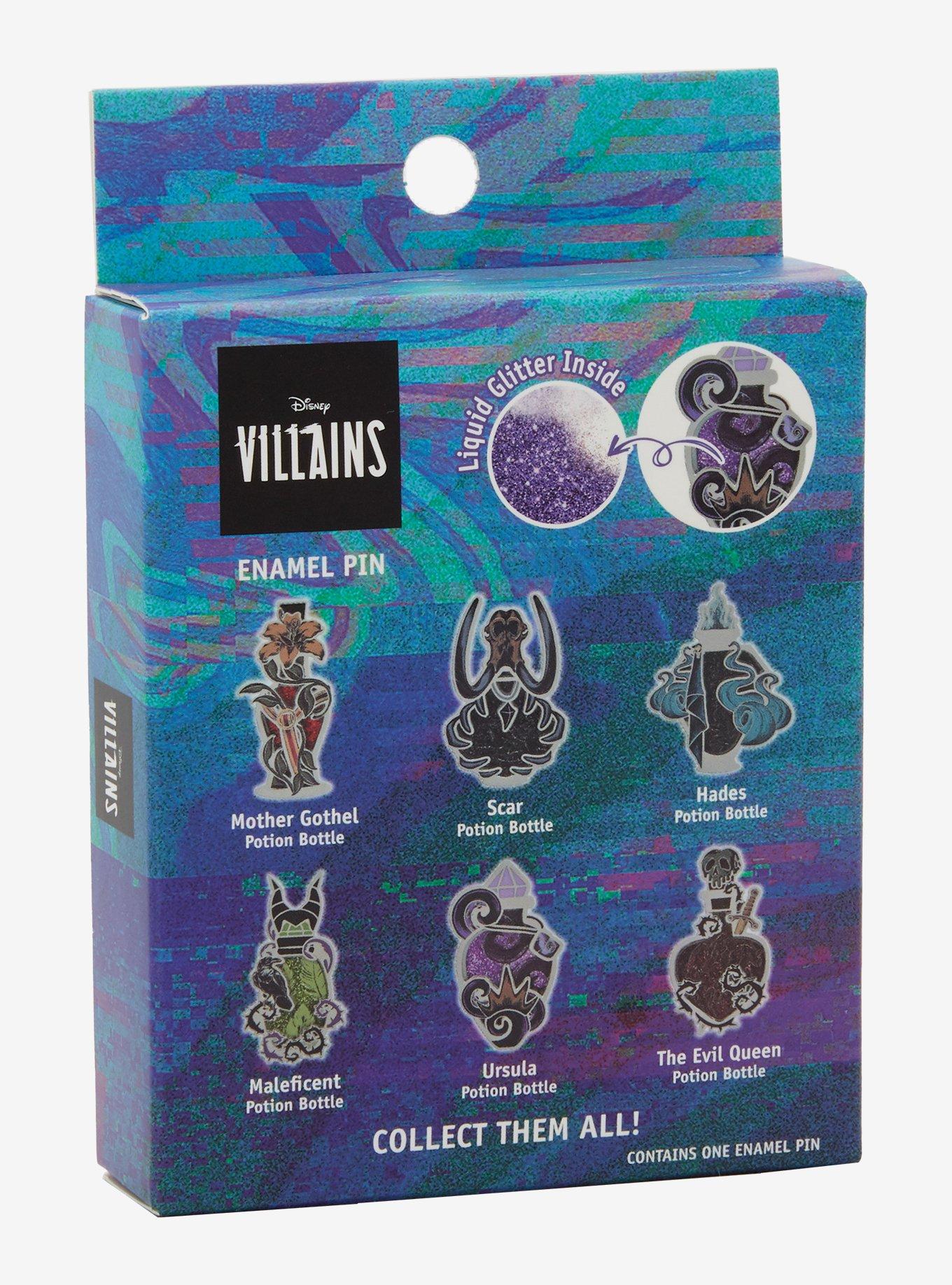 Disney Villains Potion Bottle Liquid Glitter Blind Box Enamel Pin — BoxLunch Exclusive, , hi-res