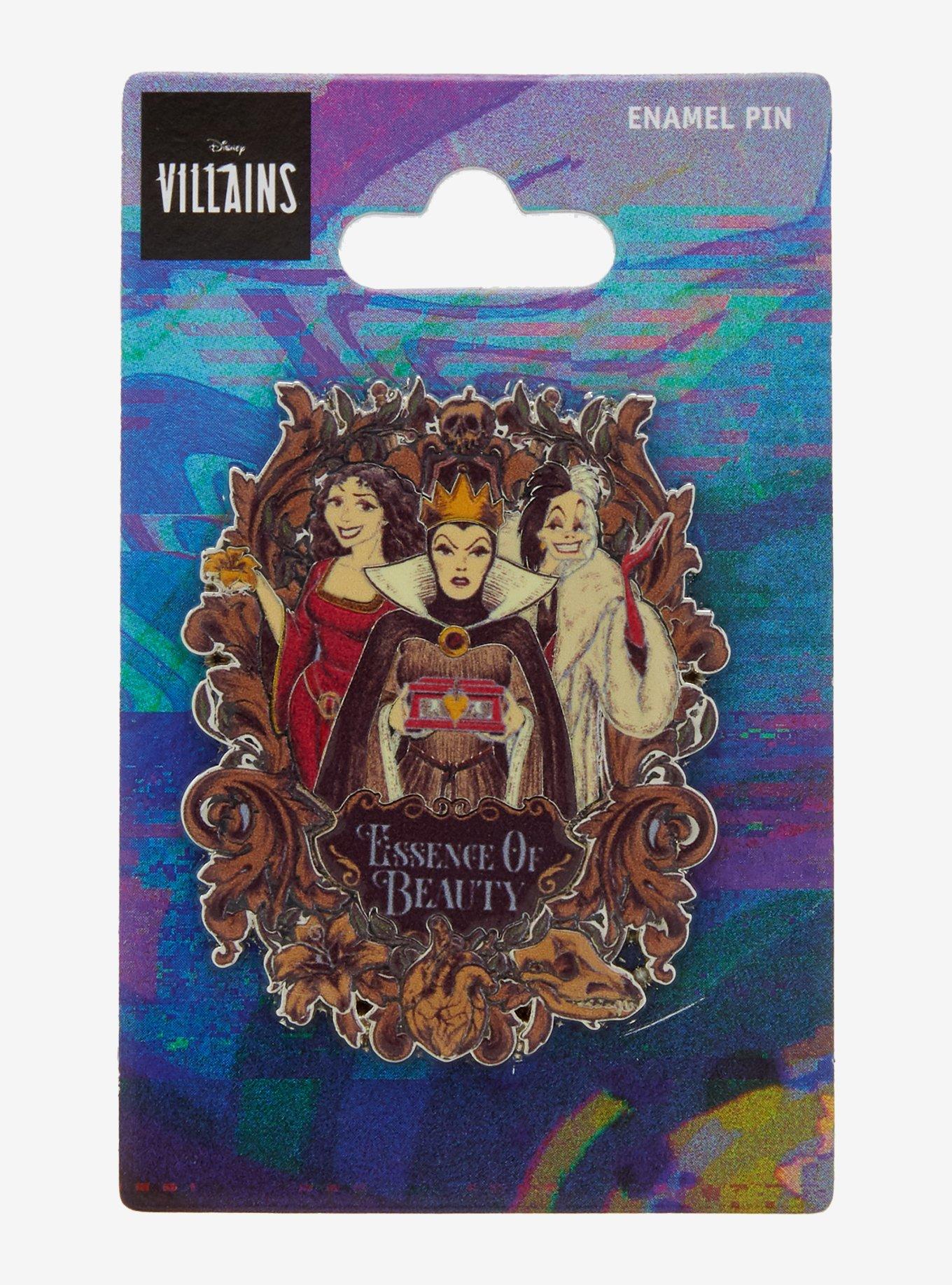 Disney Villains Essence of Beauty Enamel Pin — BoxLunch Exclusive, , hi-res