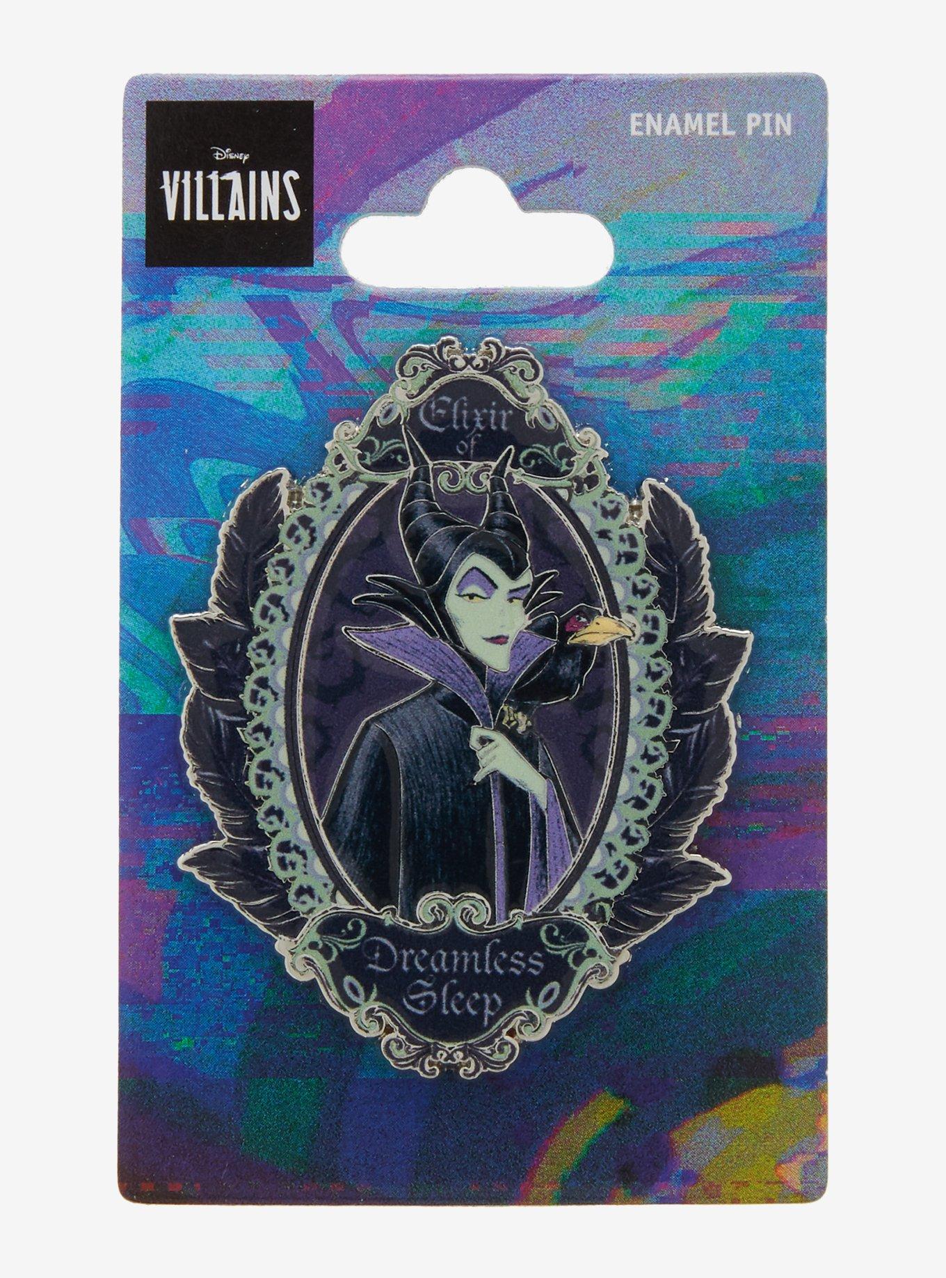 Disney Sleeping Beauty Maleficent Dreamless Sleep Enamel Pin — BoxLunch Exclusive, , hi-res