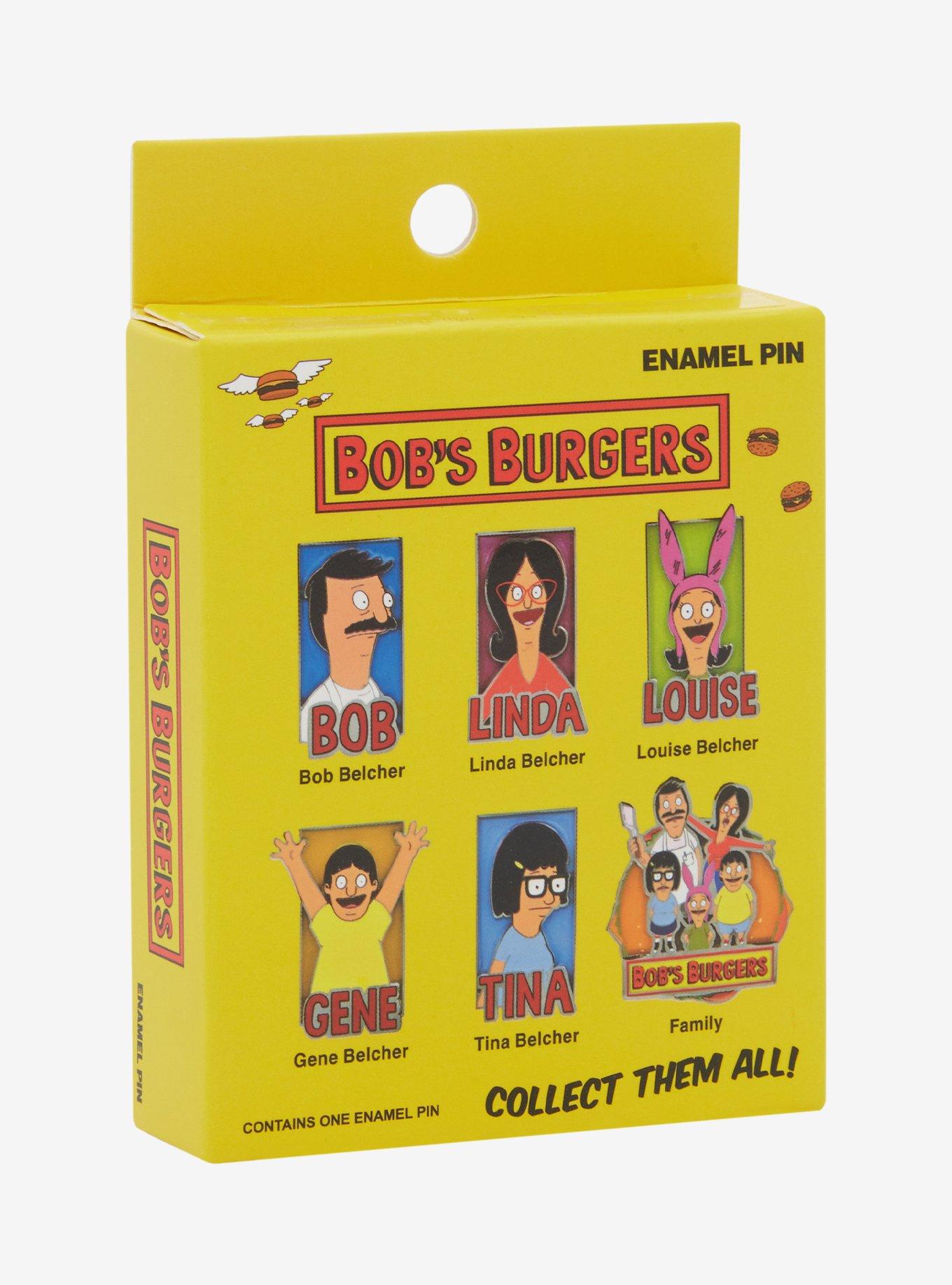 Bob's Burgers Stained Glass Blind Box Enamel Pin — BoxLunch Exclusive, , hi-res
