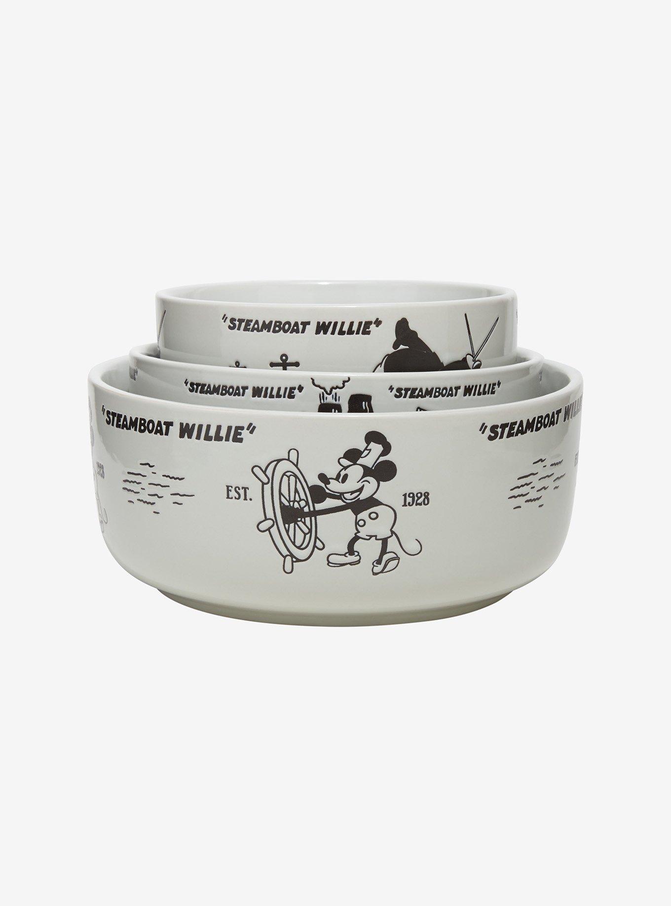 Disney Steamboat Willie Scenes Ceramic Bowl & Lid Set - BoxLunch Exclusive