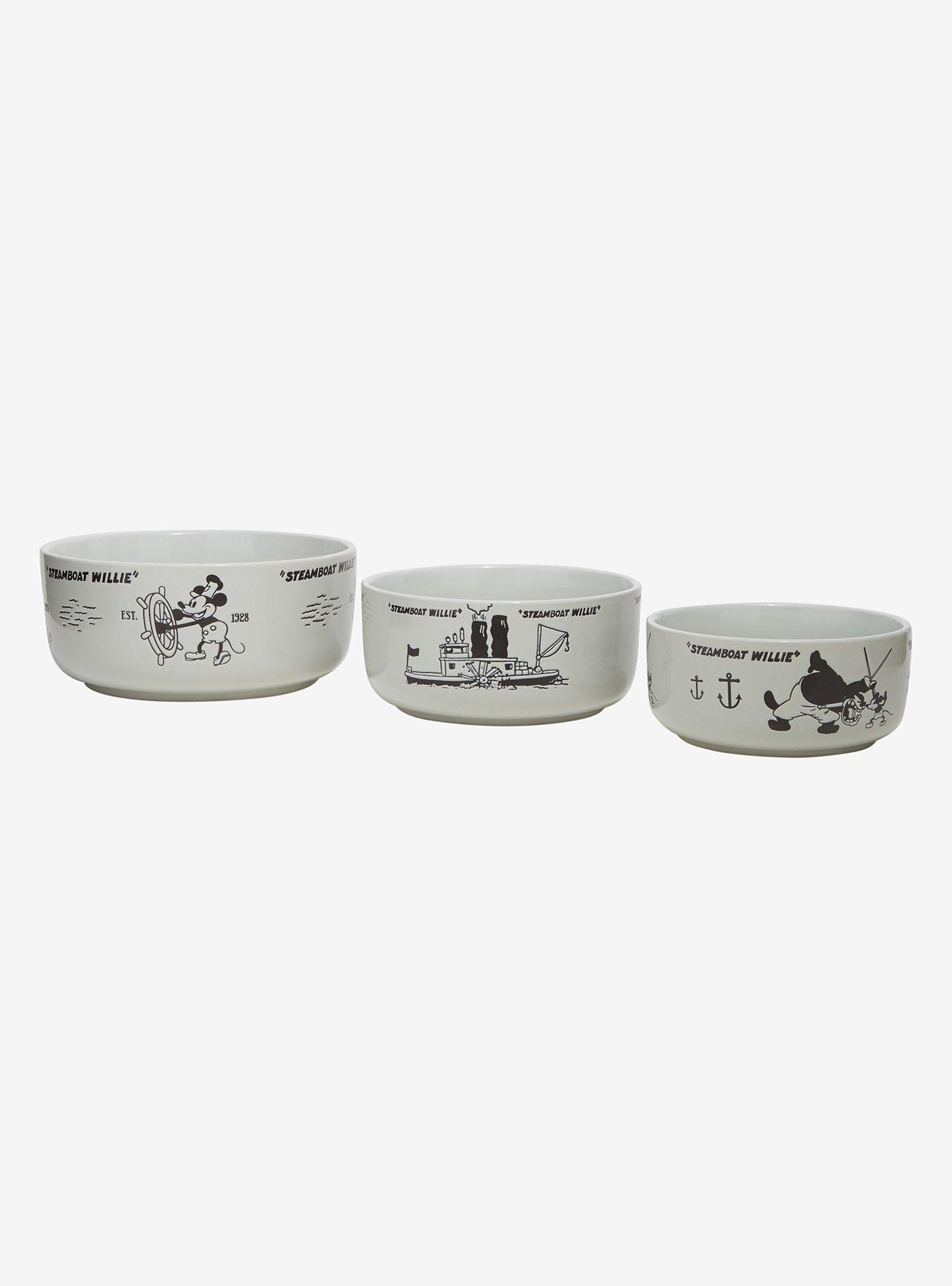Disney Steamboat Willie Scenes Ceramic Bowl & Lid Set - BoxLunch Exclusive, , alternate