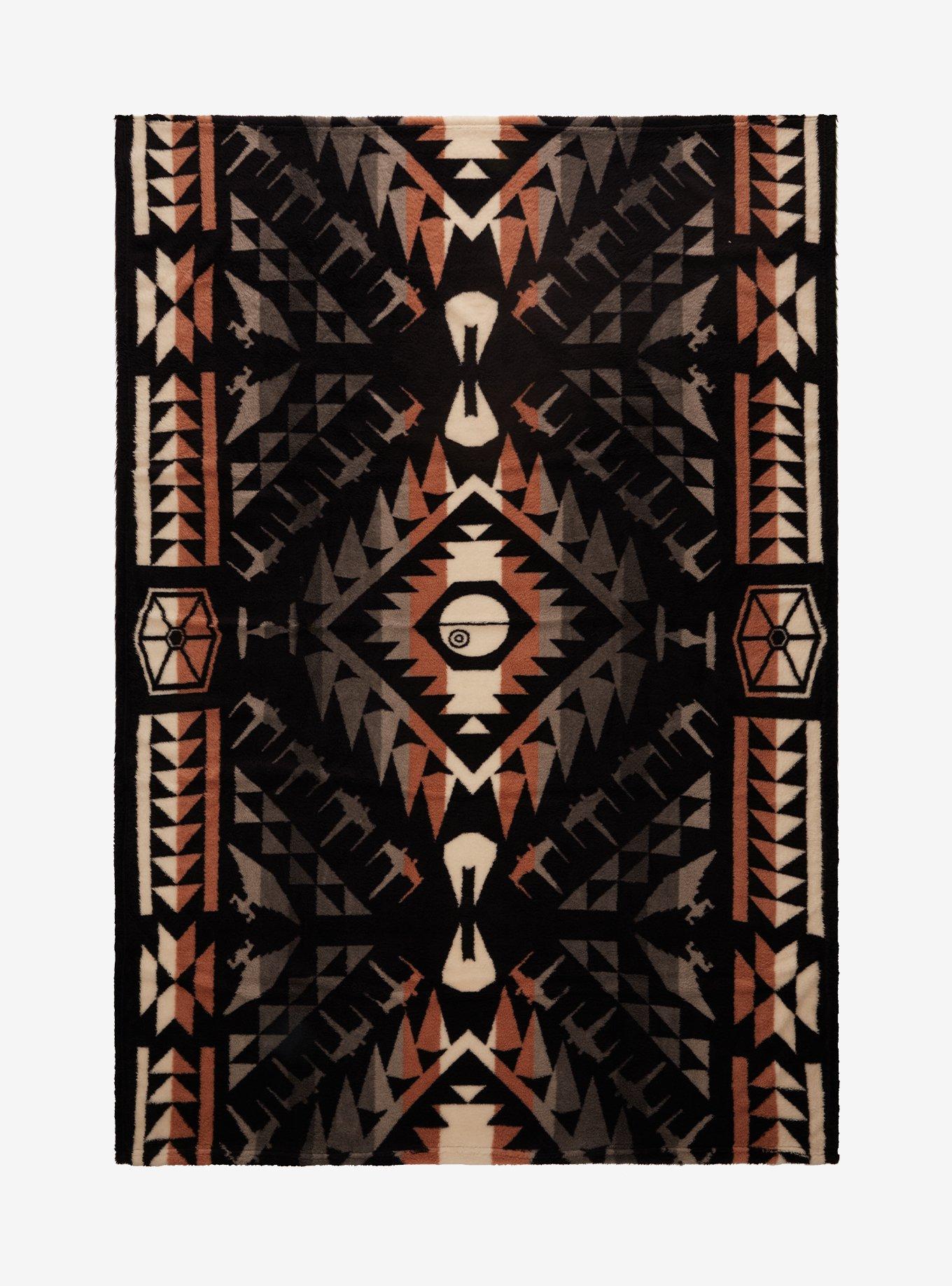 Star Wars Geometric Sherpa Blanket — BoxLunch Exclusive, , hi-res