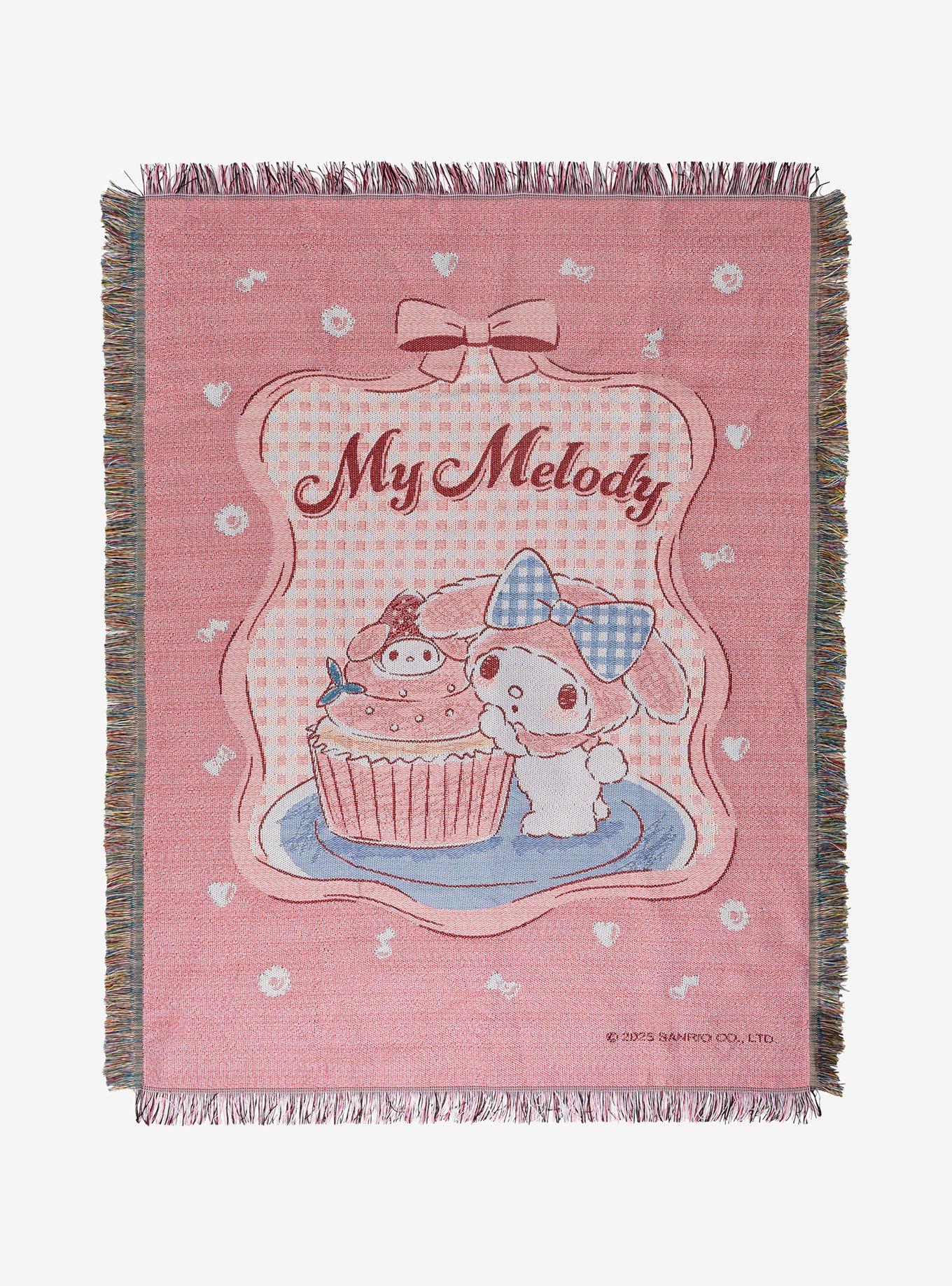 Sanrio My Melody Gingham Tapestry Throw - BoxLunch Exclusive, , hi-res