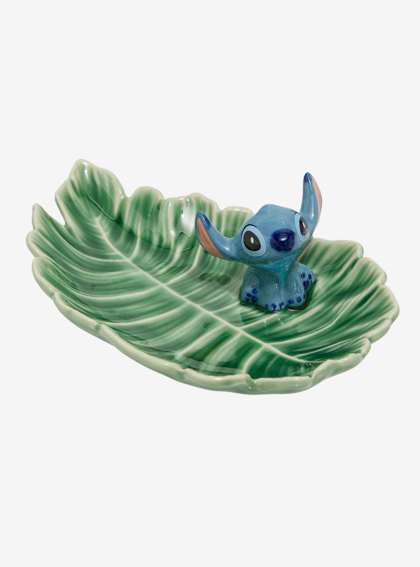 Disney Lilo & Stitch Palm Leaf Stitch Figural Trinket Tray, , hi-res