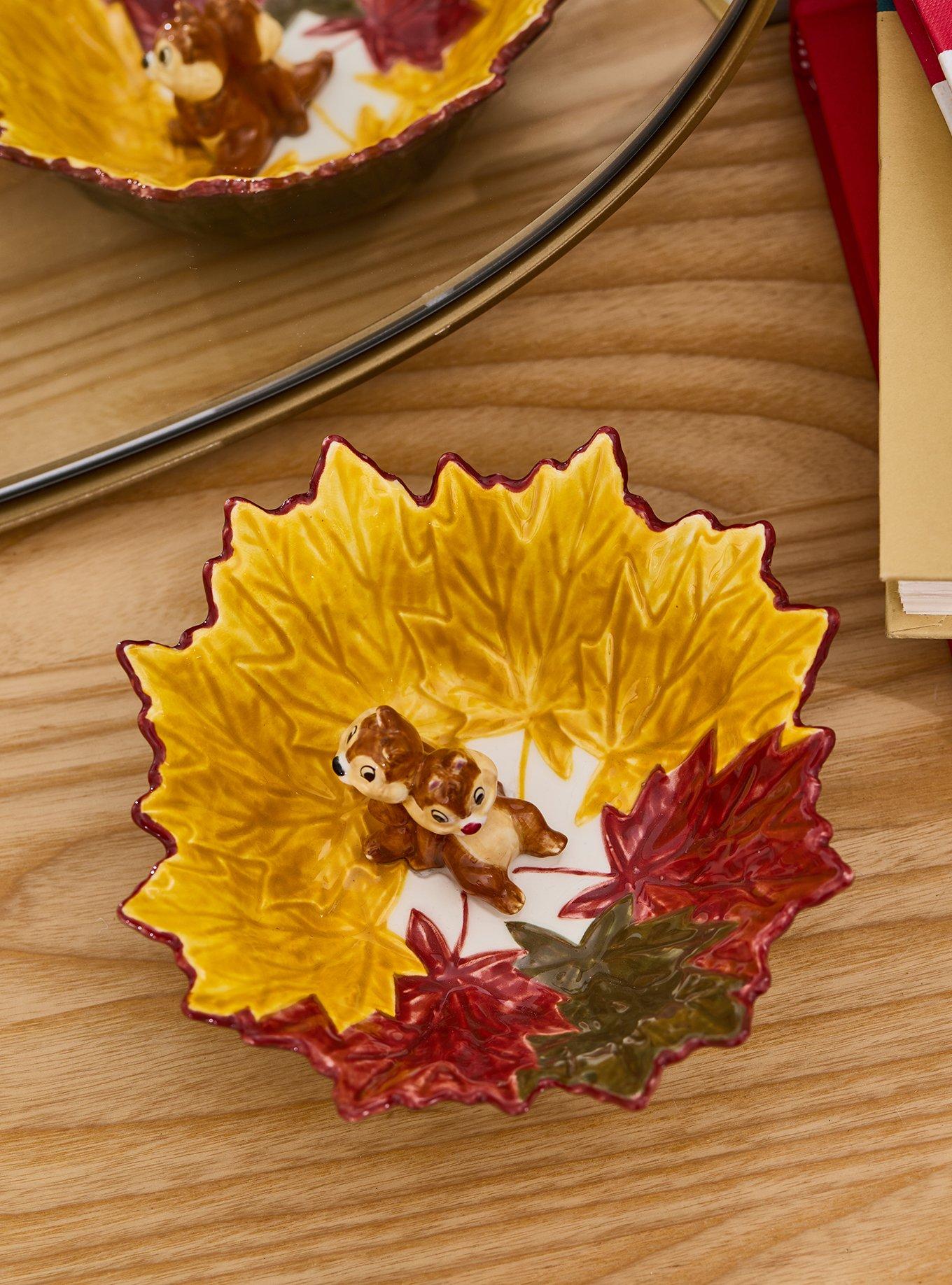 Disney Chip and Dale Figural Autumn Leaf Trinket Dish - BoxLunch Exclusive, , alternate - view 3