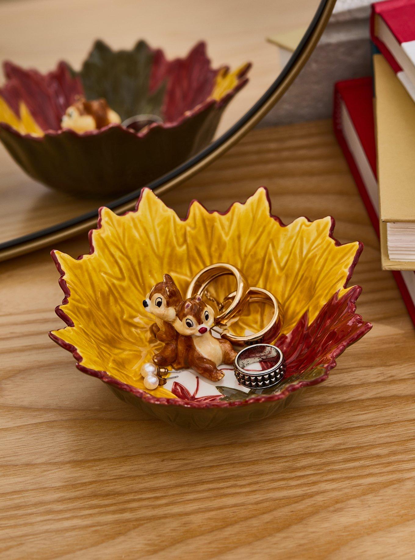 Disney Chip and Dale Figural Autumn Leaf Trinket Dish - BoxLunch Exclusive, , alternate - view 4