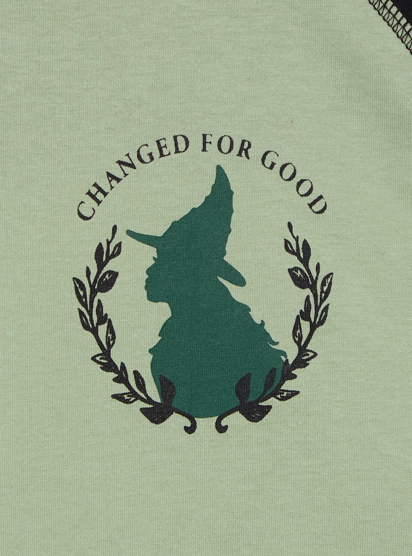 Wicked: For Good Elphaba Women's Raglan Long Sleeve T-Shirt — BoxLunch Exclusive