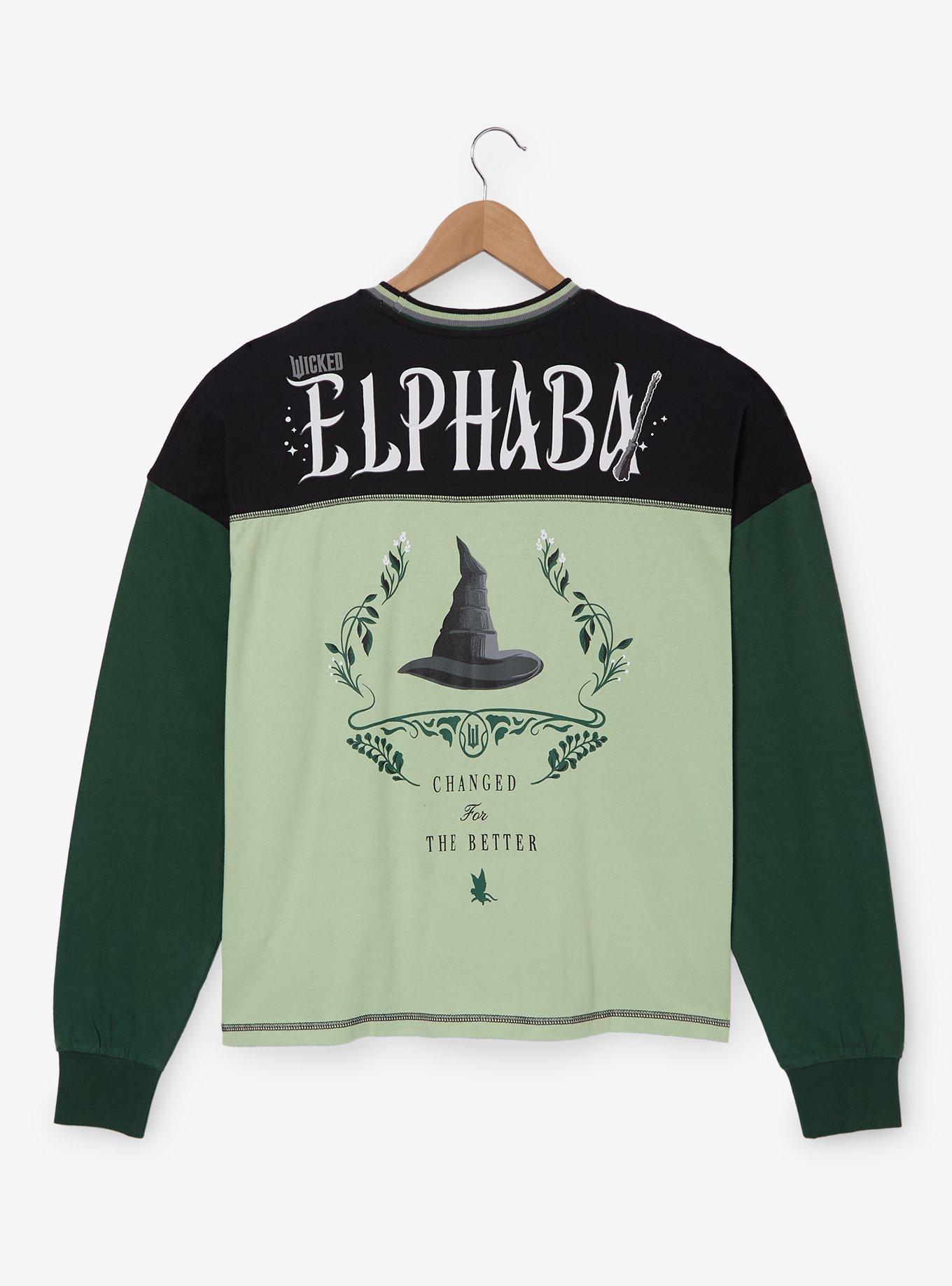 Wicked: For Good Elphaba Changed Women's Plus Raglan Long Sleeve T-Shirt — BoxLunch Exclusive