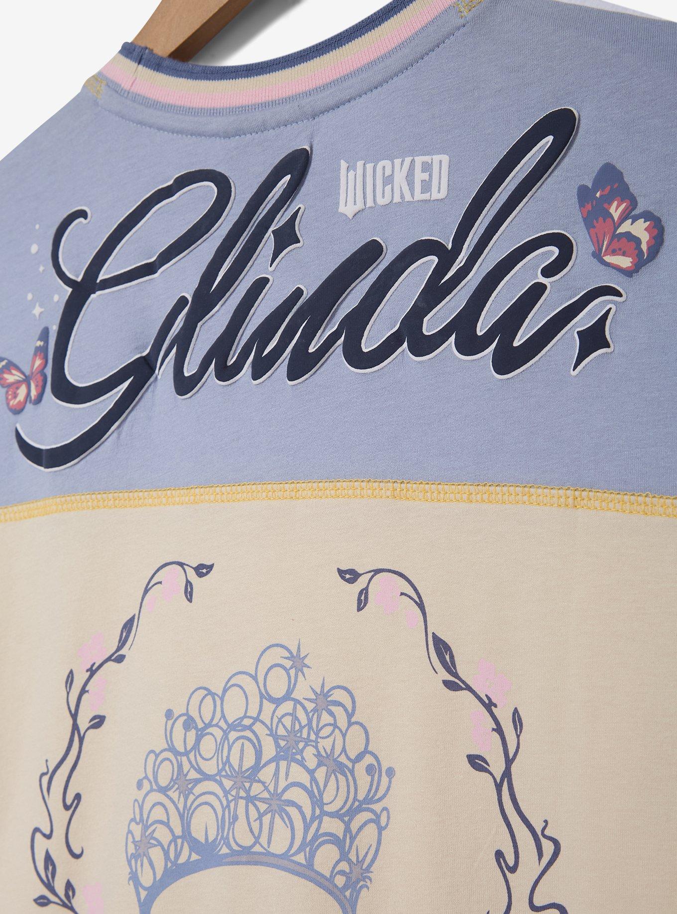 Wicked: For Good Glinda For Good Women's Plus Size Raglan Long Sleeve T-Shirt &mdash; BoxLunch Exclusive, PINK, alternate