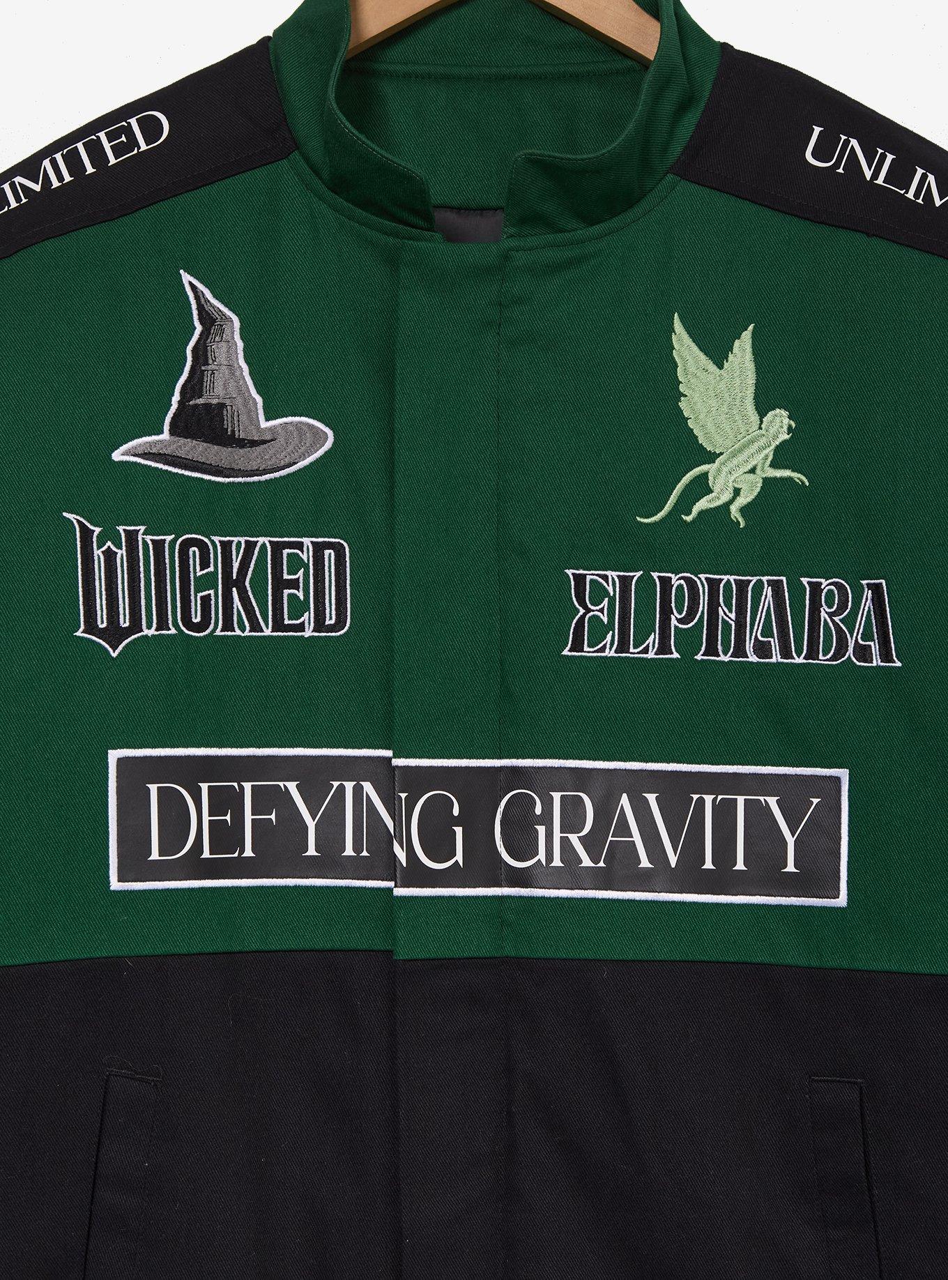 Wicked Elphaba Defying Gravity Racing Jacket - BoxLunch Exclusive, FOREST, alternate