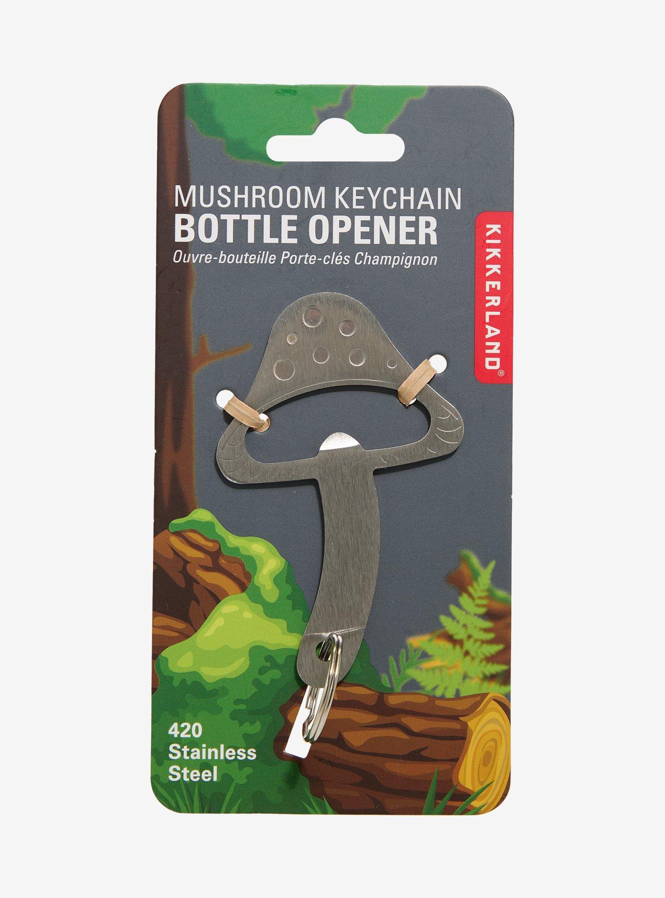 Mushroom Bottle Opener Key Chain, , hi-res