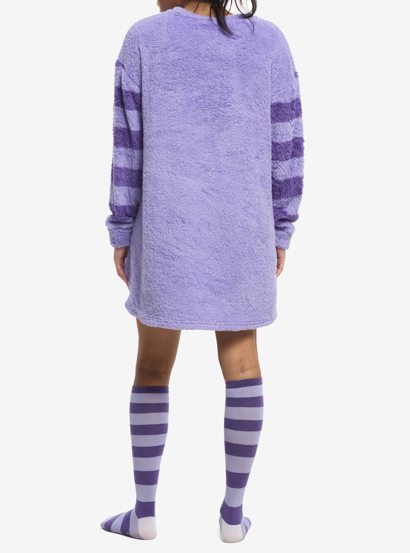 The Nightmare Before Christmas Jack Skellington Purple Plush Pajama Dress & Socks, , hi-res