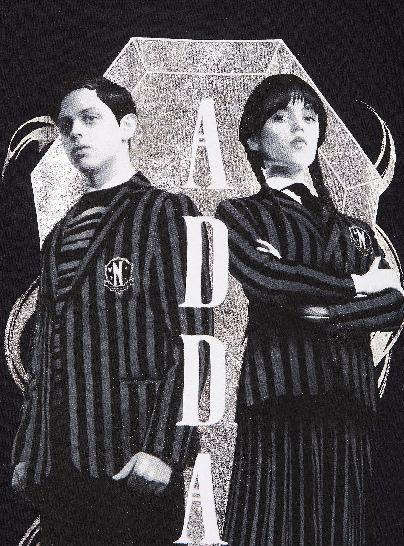 Wednesday Addams Family Duo Girls T-Shirt, , hi-res