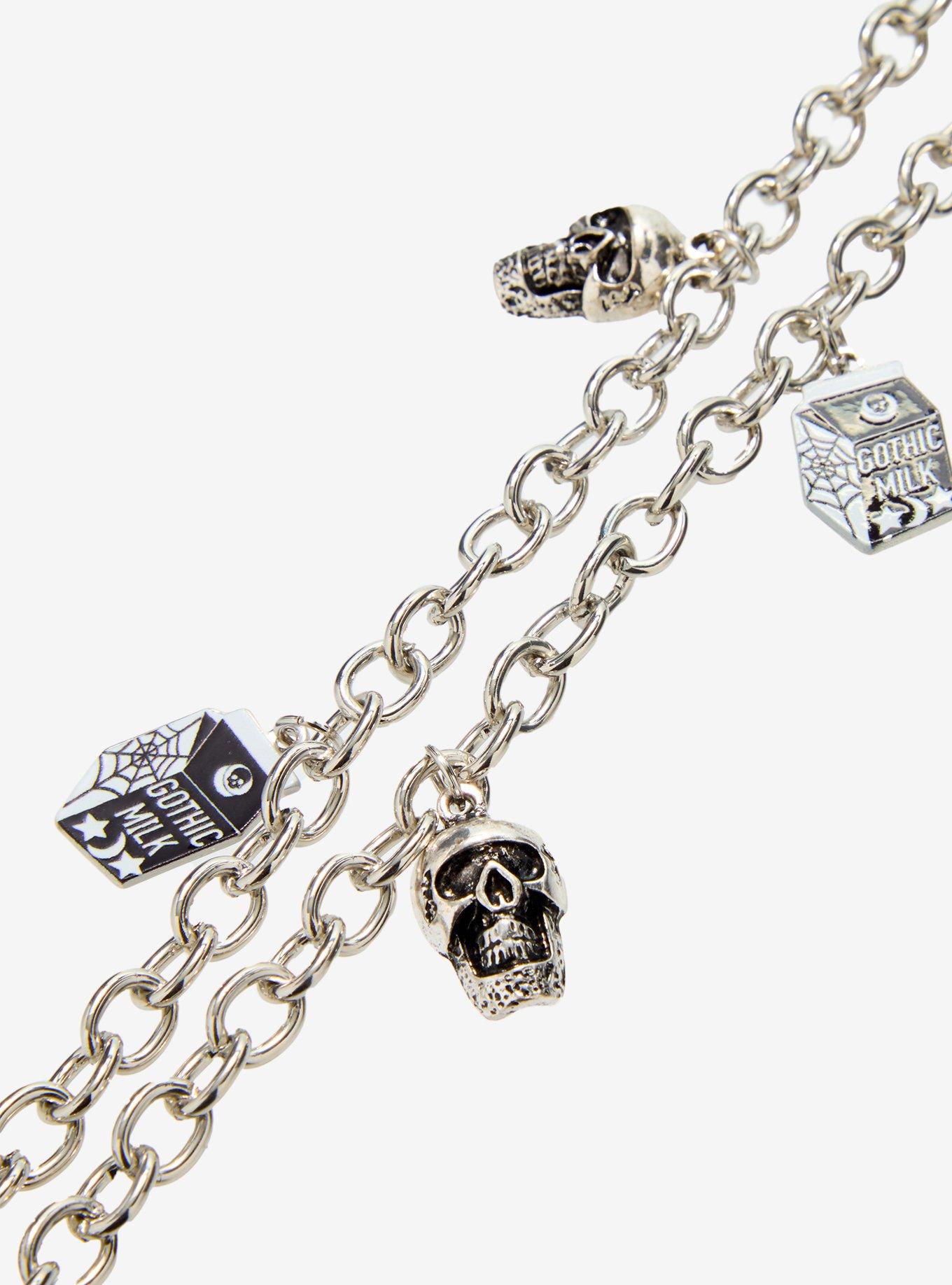 Skull & Goth Milk 24 Inch Wallet Chain, , alternate