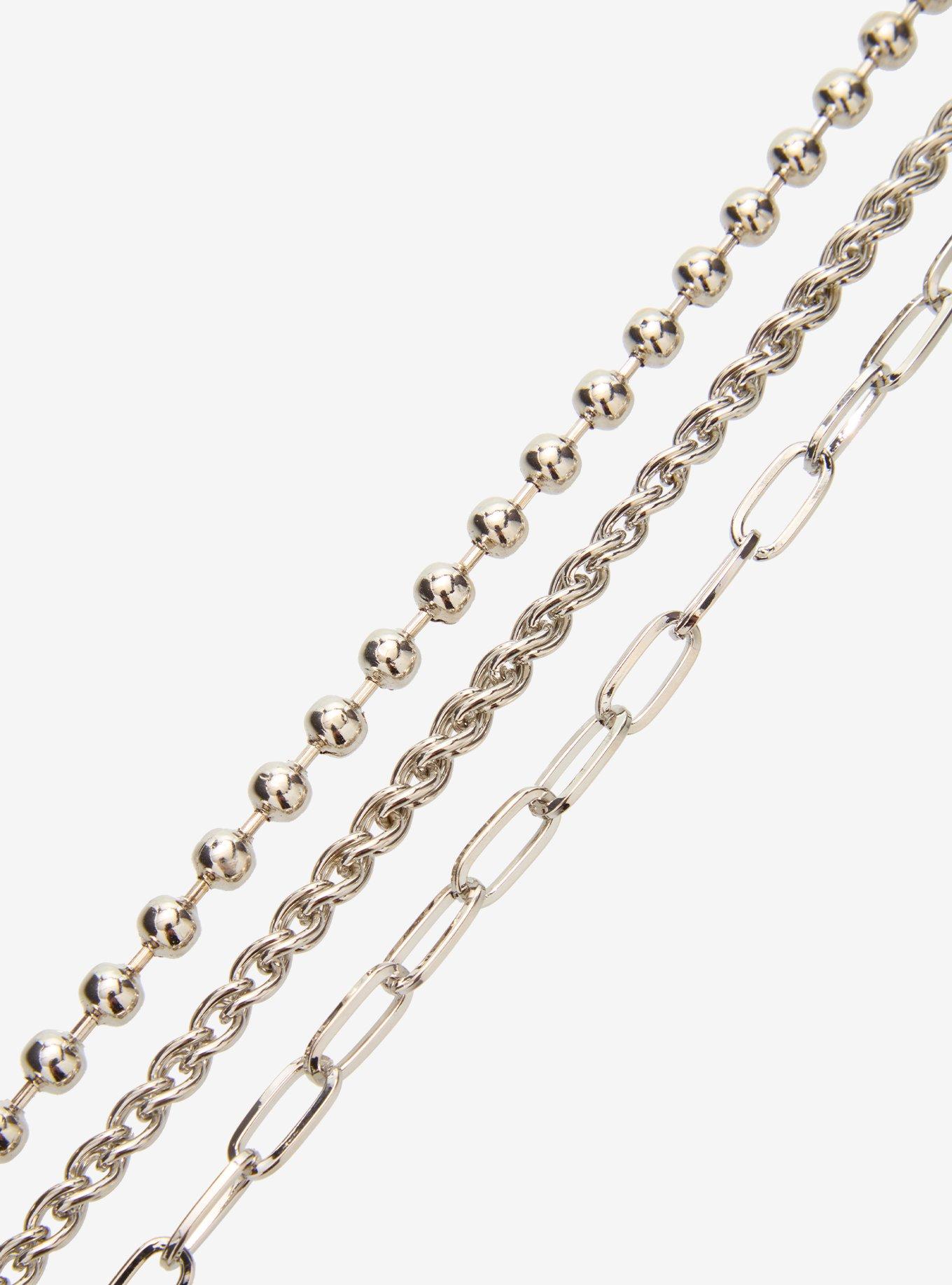 Triple Chain 18 Inch, 20 Inch & 22 Inch Wallet Chain, , alternate
