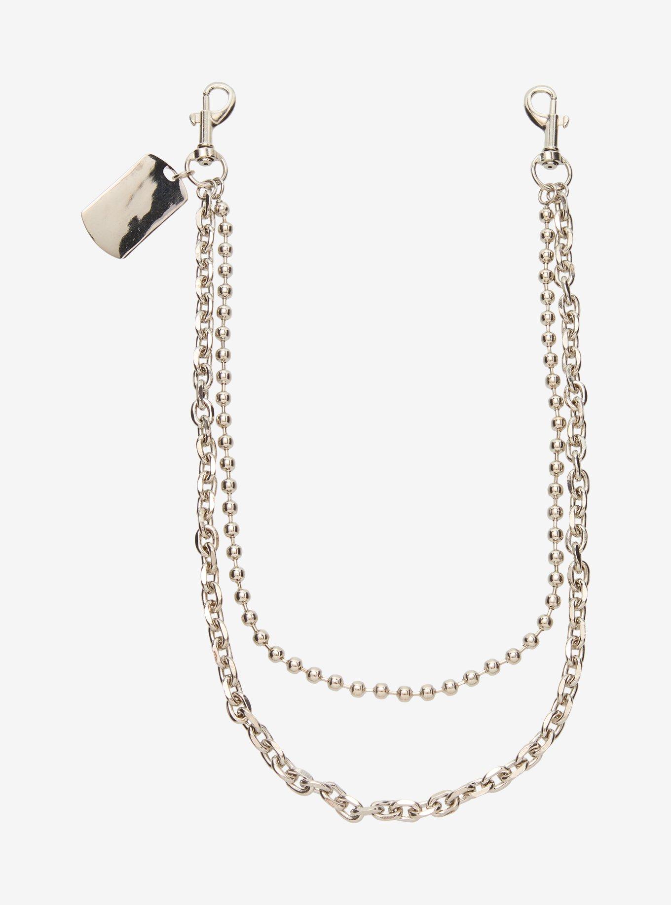 Dog Tag 18 Inch & 22 Inch Double Wallet Chain, , hi-res