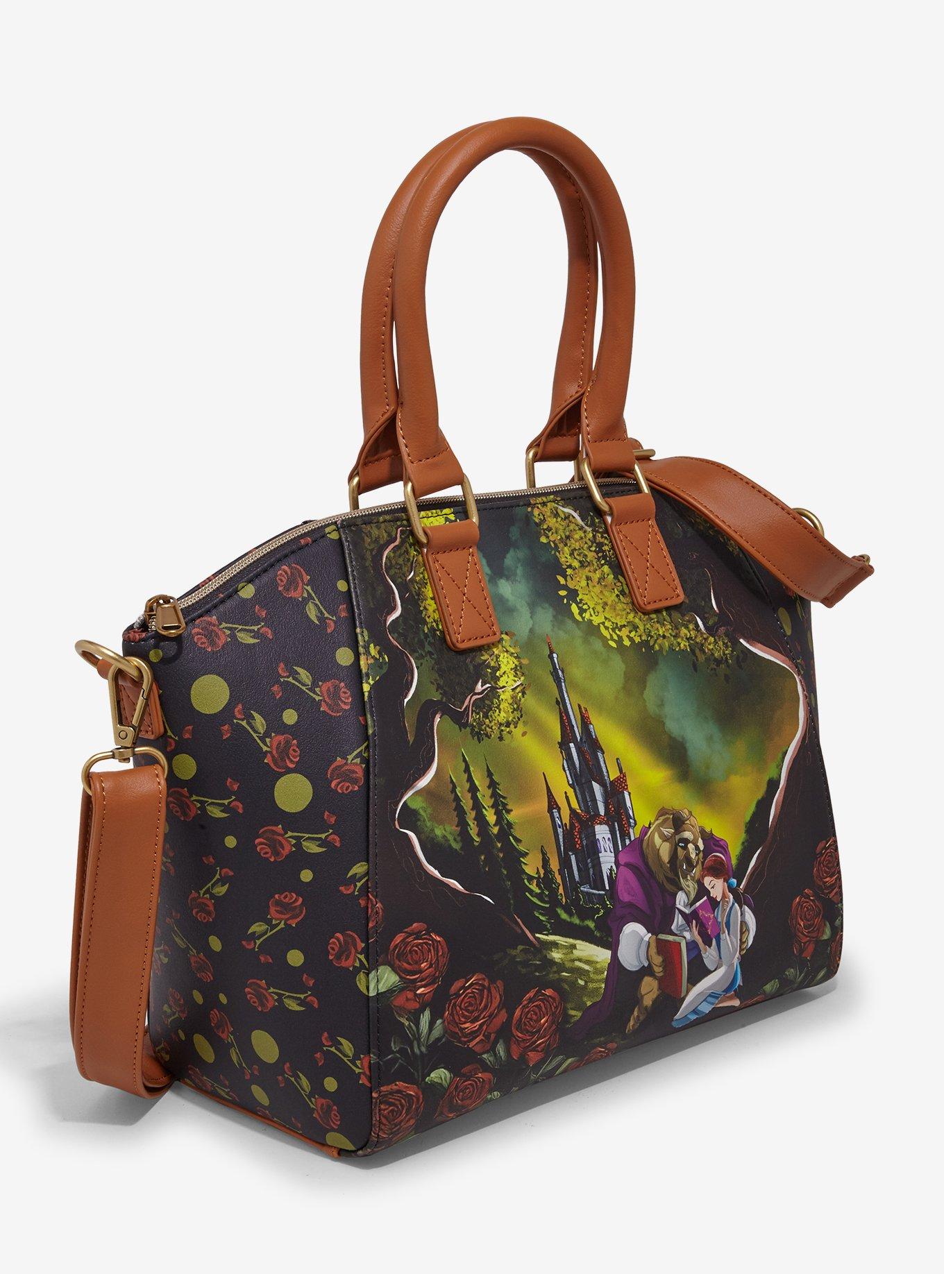 Loungefly Disney Beauty And The Beast Castle Satchel Bag, , hi-res