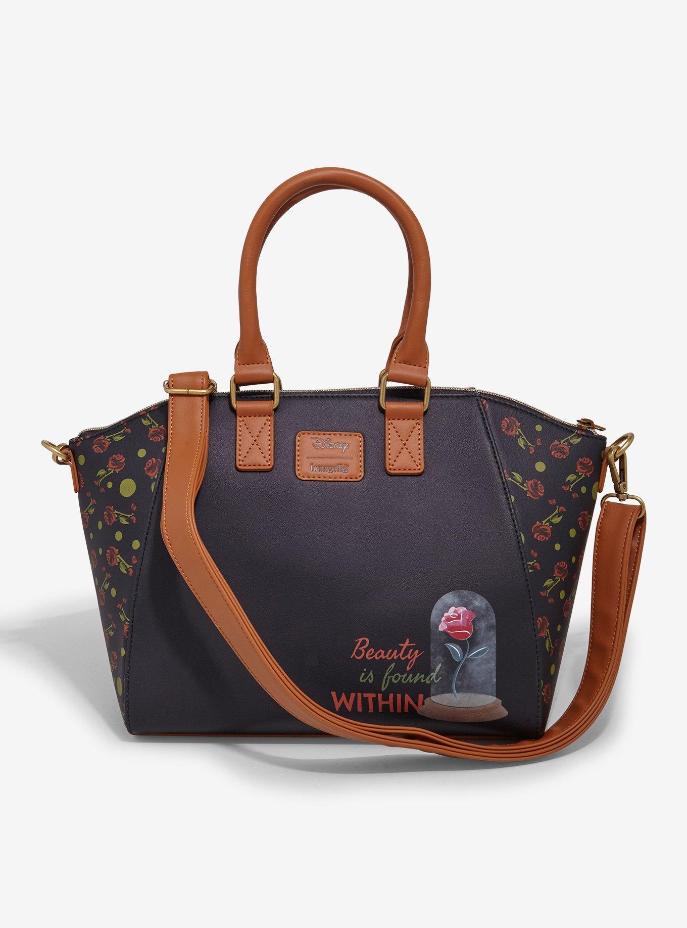 Loungefly Disney Beauty And The Beast Castle Satchel Bag, , alternate