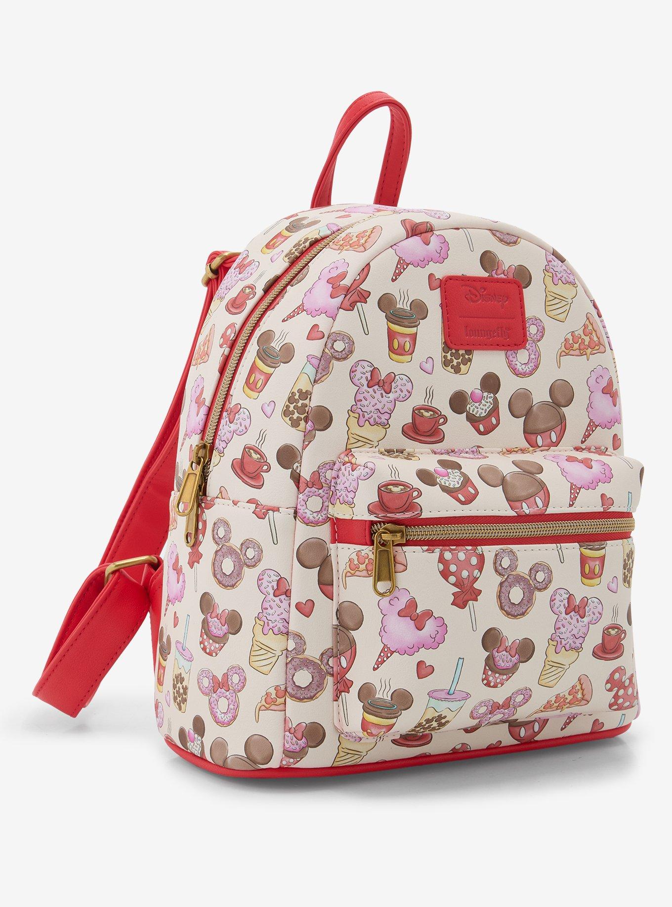 Loungefly Disney Mickey Mouse & Minnie Mouse Treats Mini Backpack, , hi-res