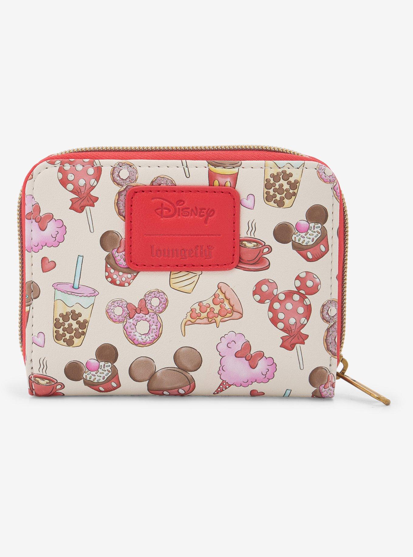 Loungefly Disney Mickey Mouse & Minnie Mouse Treats Mini Zipper Wallet, , alternate
