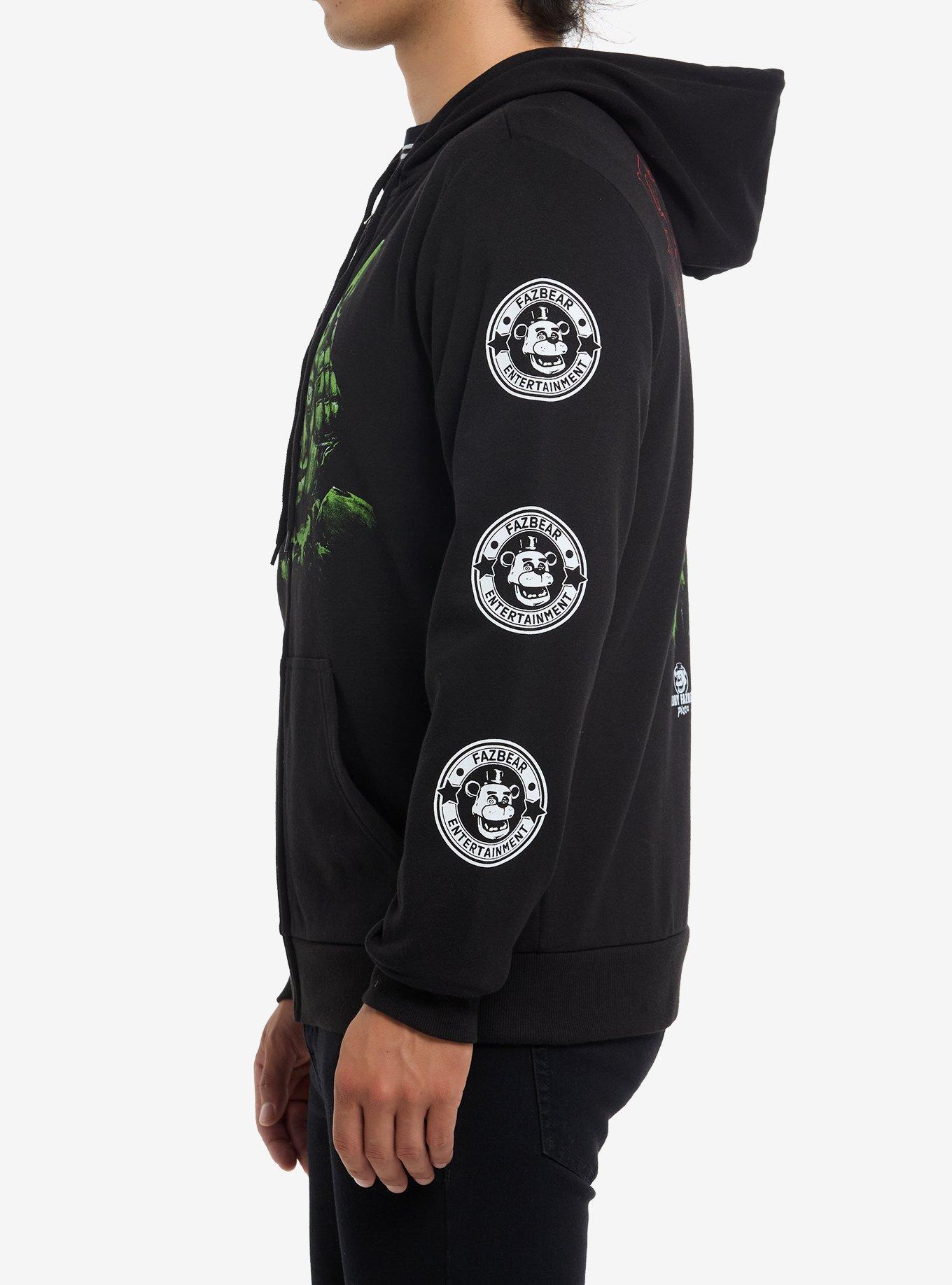 Five Nights At Freddy's Springtrap Hoodie, BLACK, alternate