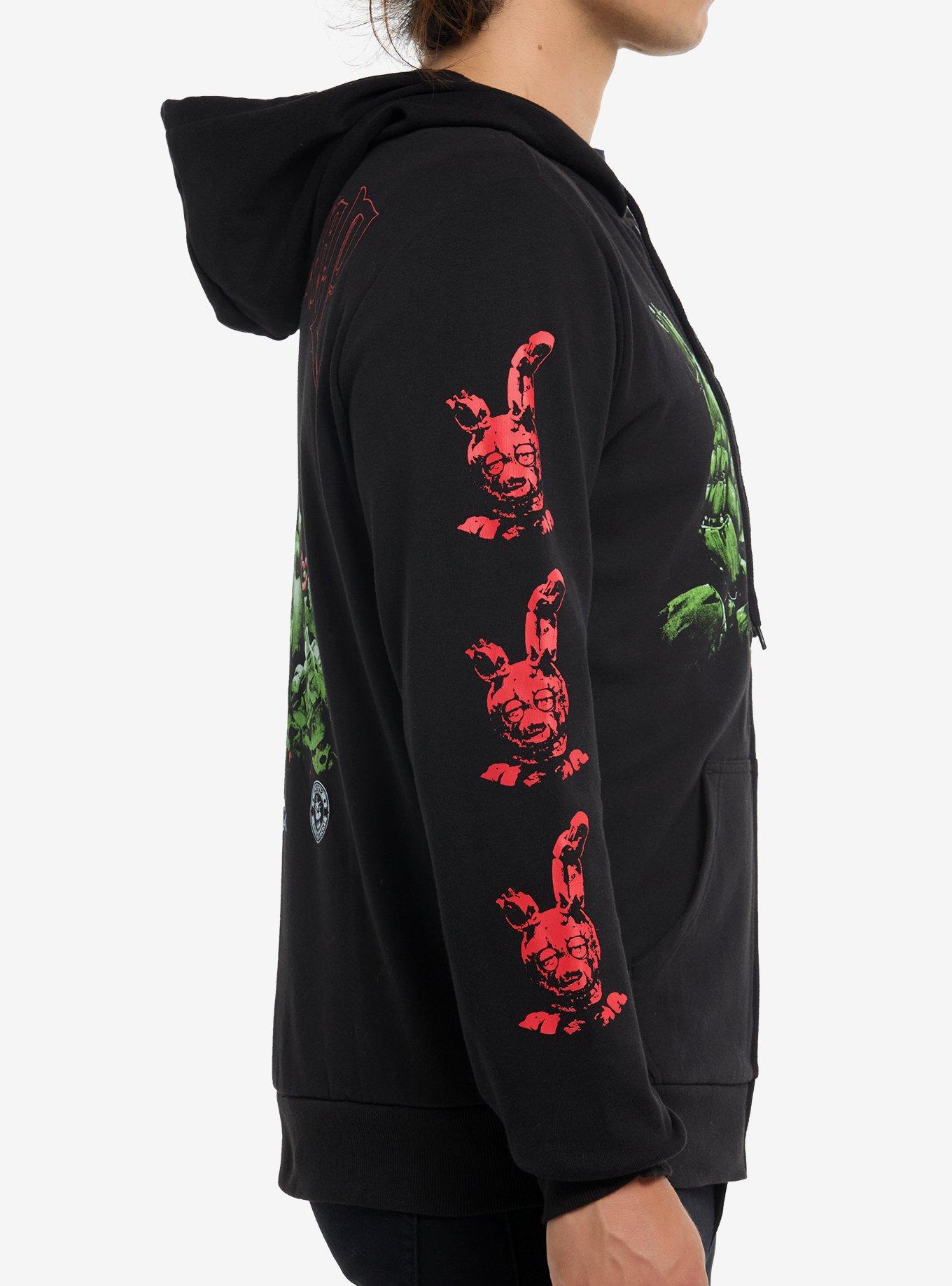 Five Nights At Freddy's Springtrap Hoodie, BLACK, alternate