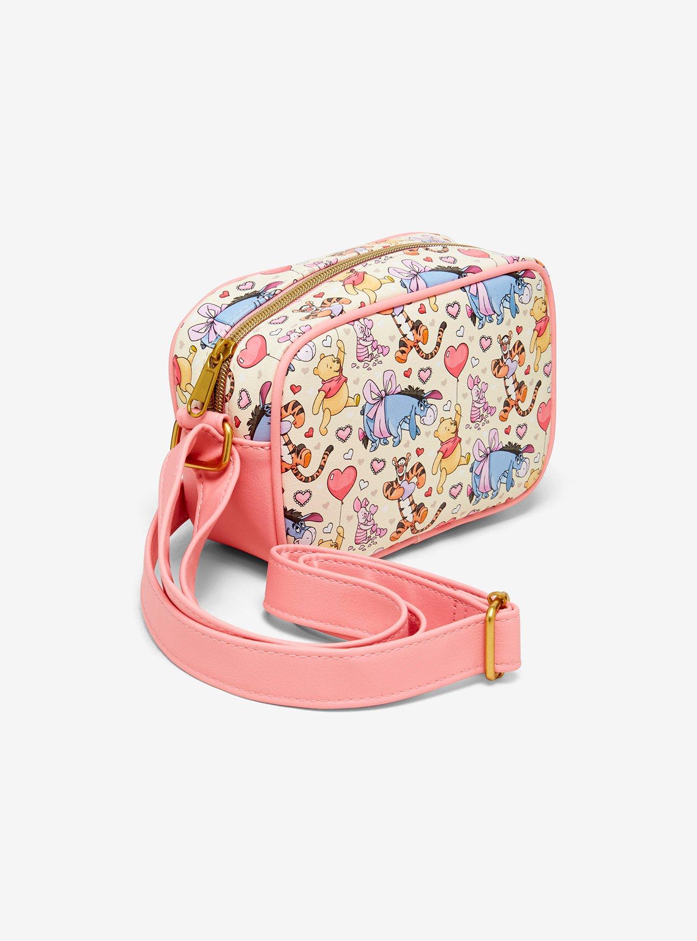 Loungefly Disney Winnie The Pooh Hearts Camera Crossbody Bag, , hi-res