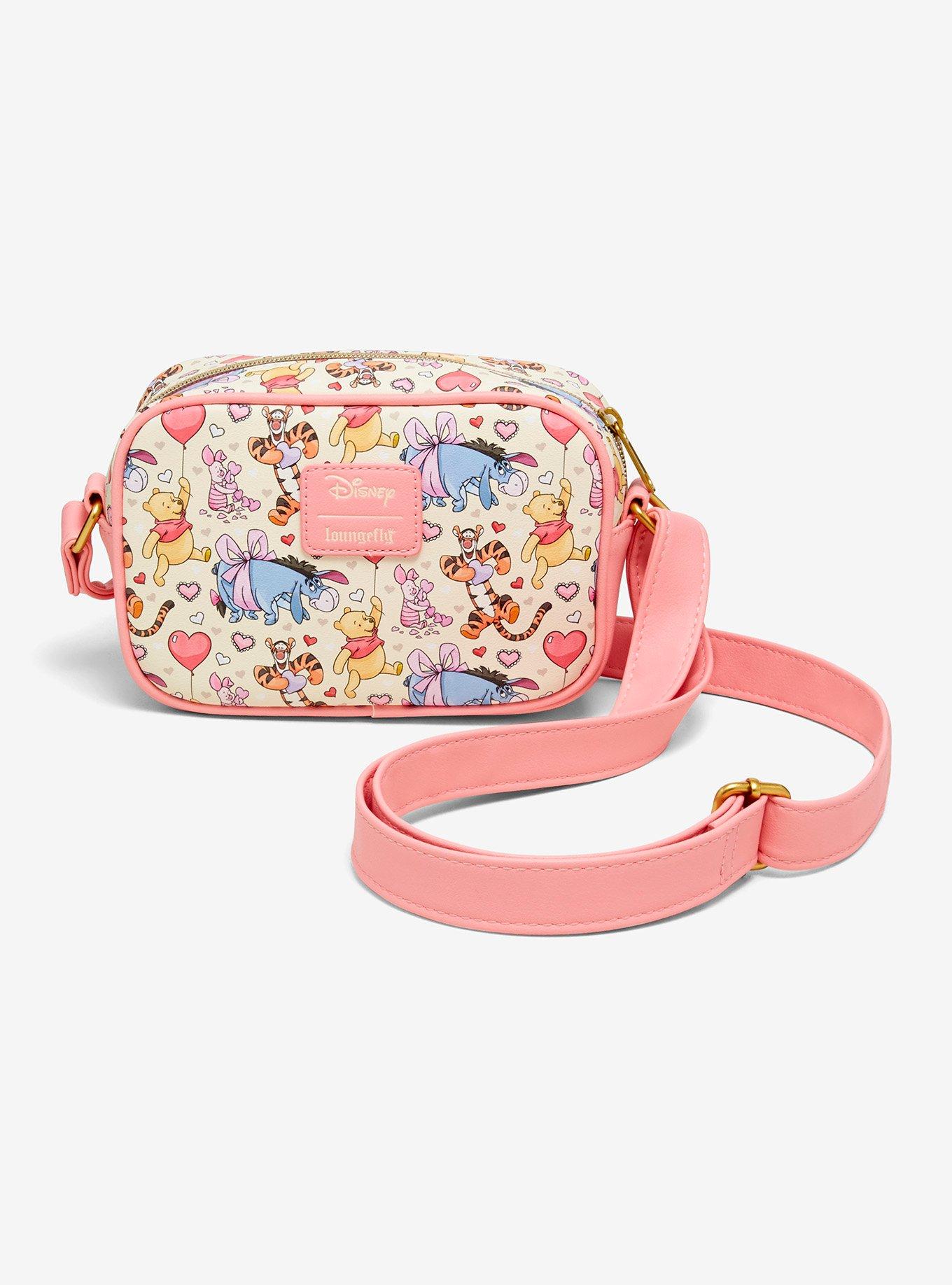 Loungefly Disney Winnie The Pooh Hearts Camera Crossbody Bag, , alternate