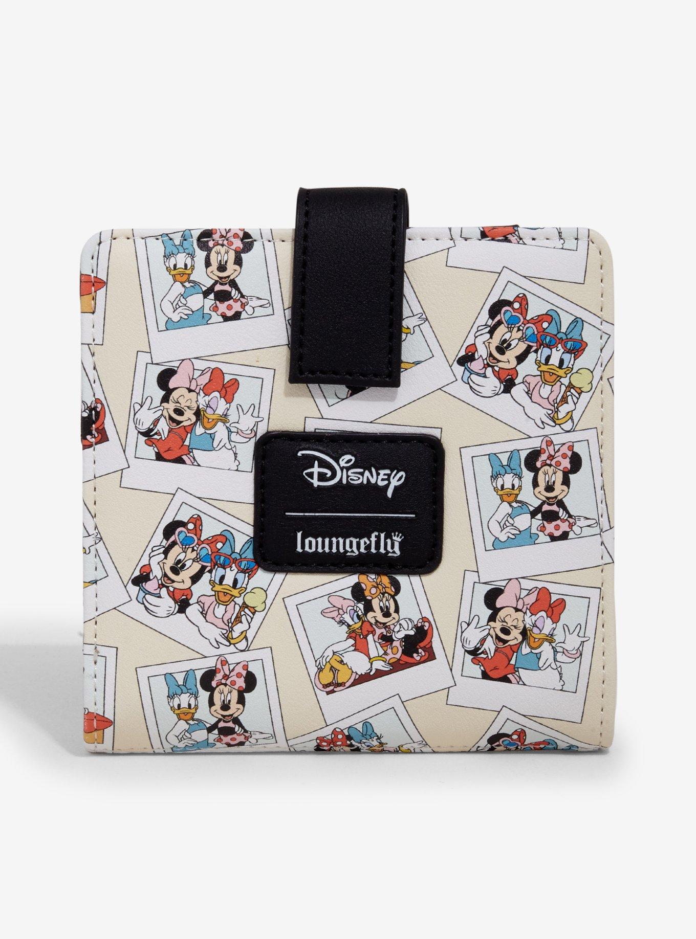 Loungefly Disney Minnie Mouse & Daisy Duck Photos Mini Flap Wallet, , alternate