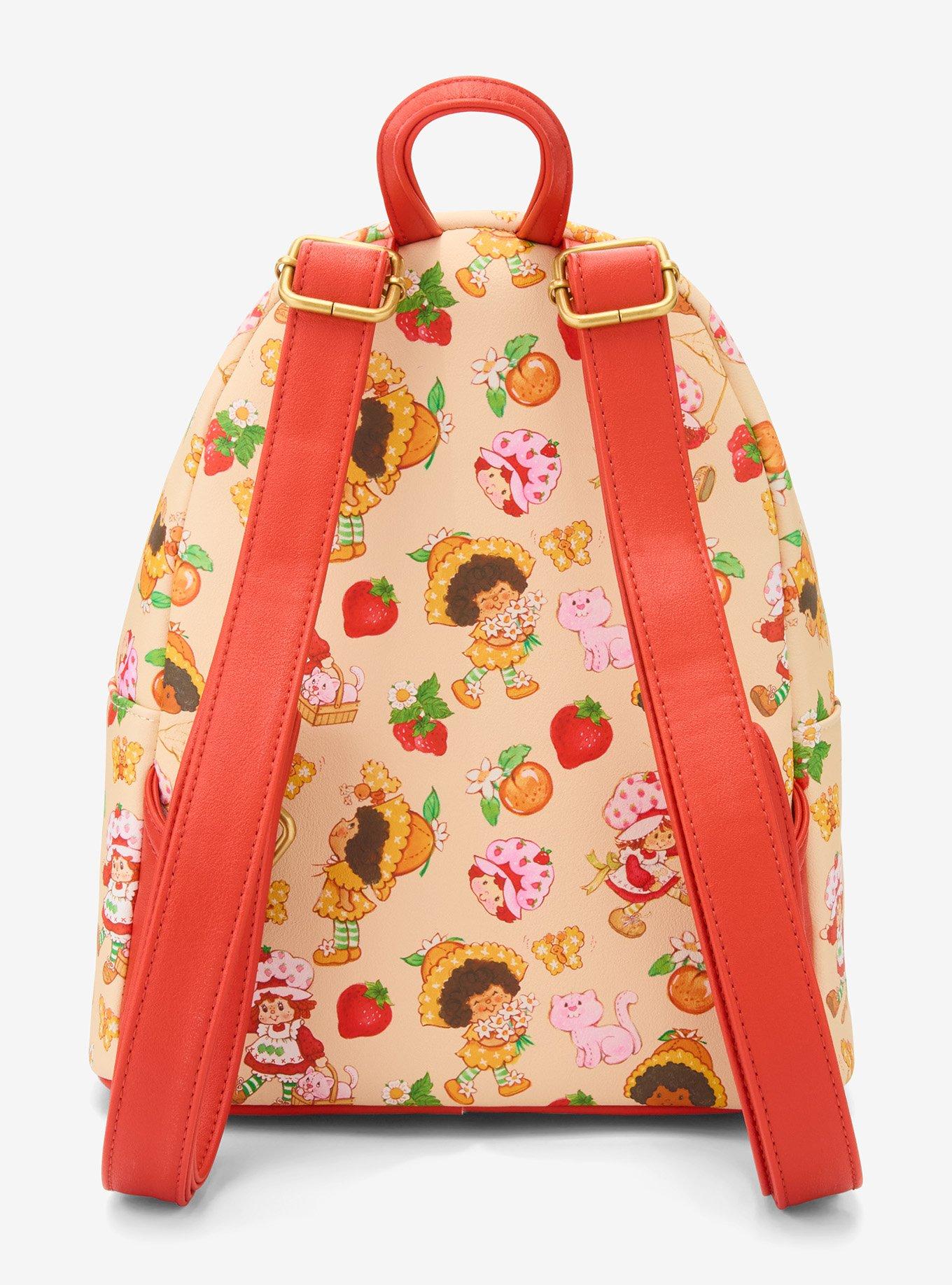 Loungefly Strawberry Shortcake Orange Blossom Duo Mini Backpack, , alternate