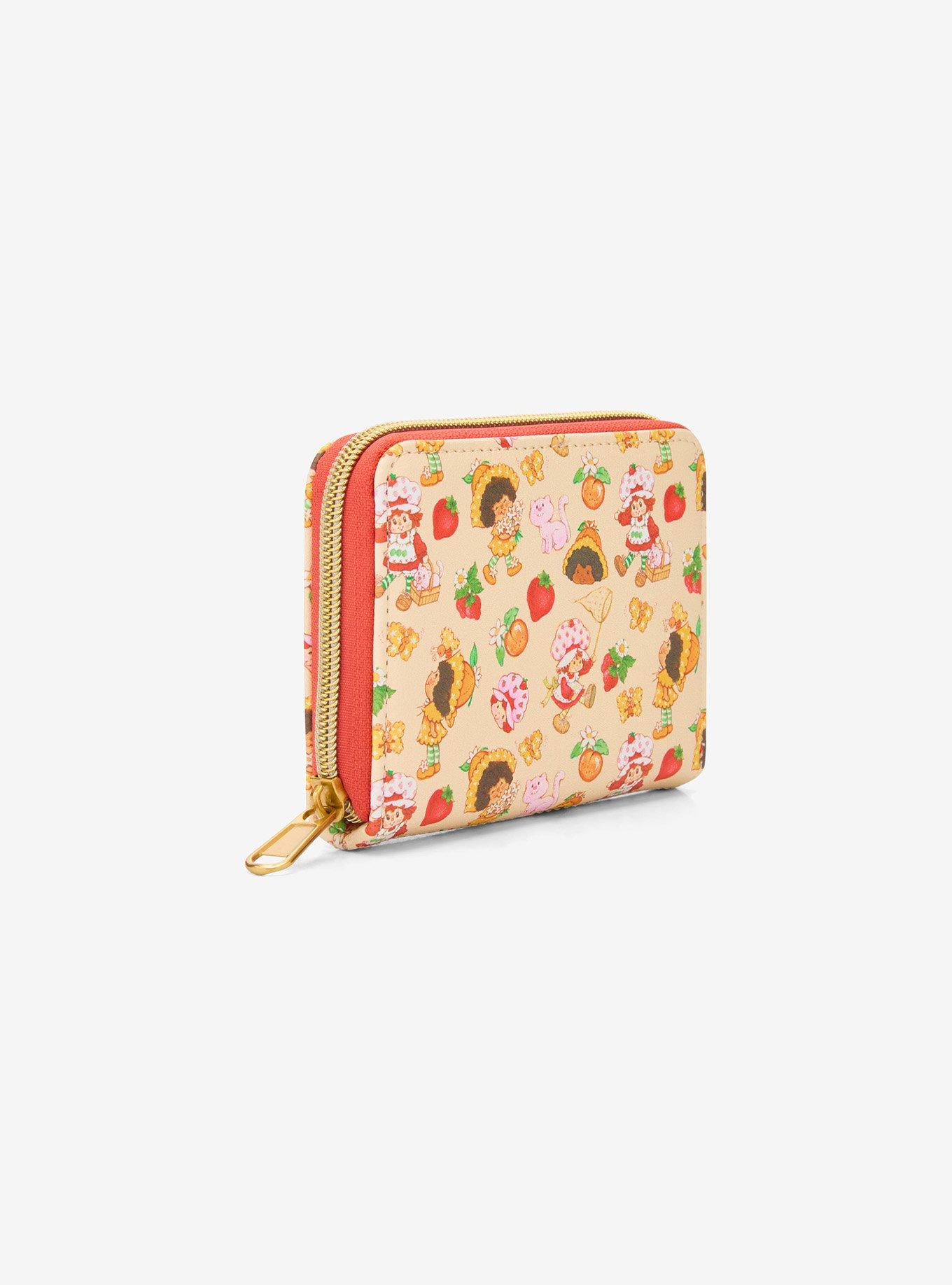 Loungefly Strawberry Shortcake Orange Blossom Duo Mini Zipper Wallet, , hi-res