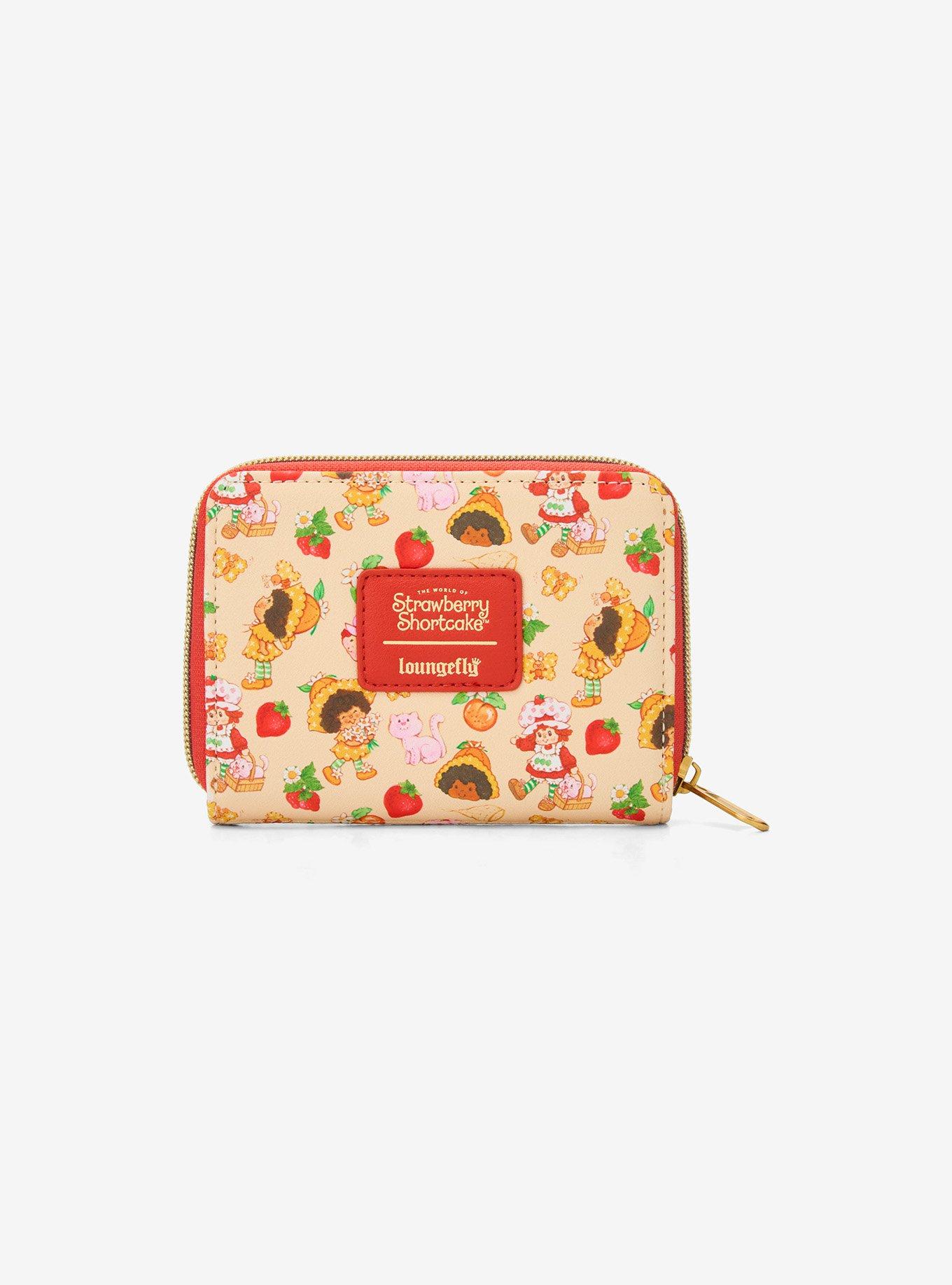 Loungefly Strawberry Shortcake Orange Blossom Duo Mini Zipper Wallet, , alternate