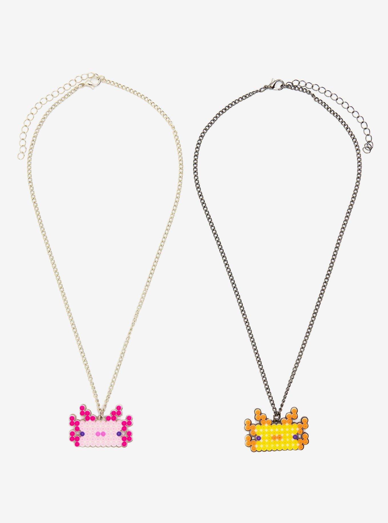 Minecraft Axolotl Best Friend Necklace Set, , hi-res