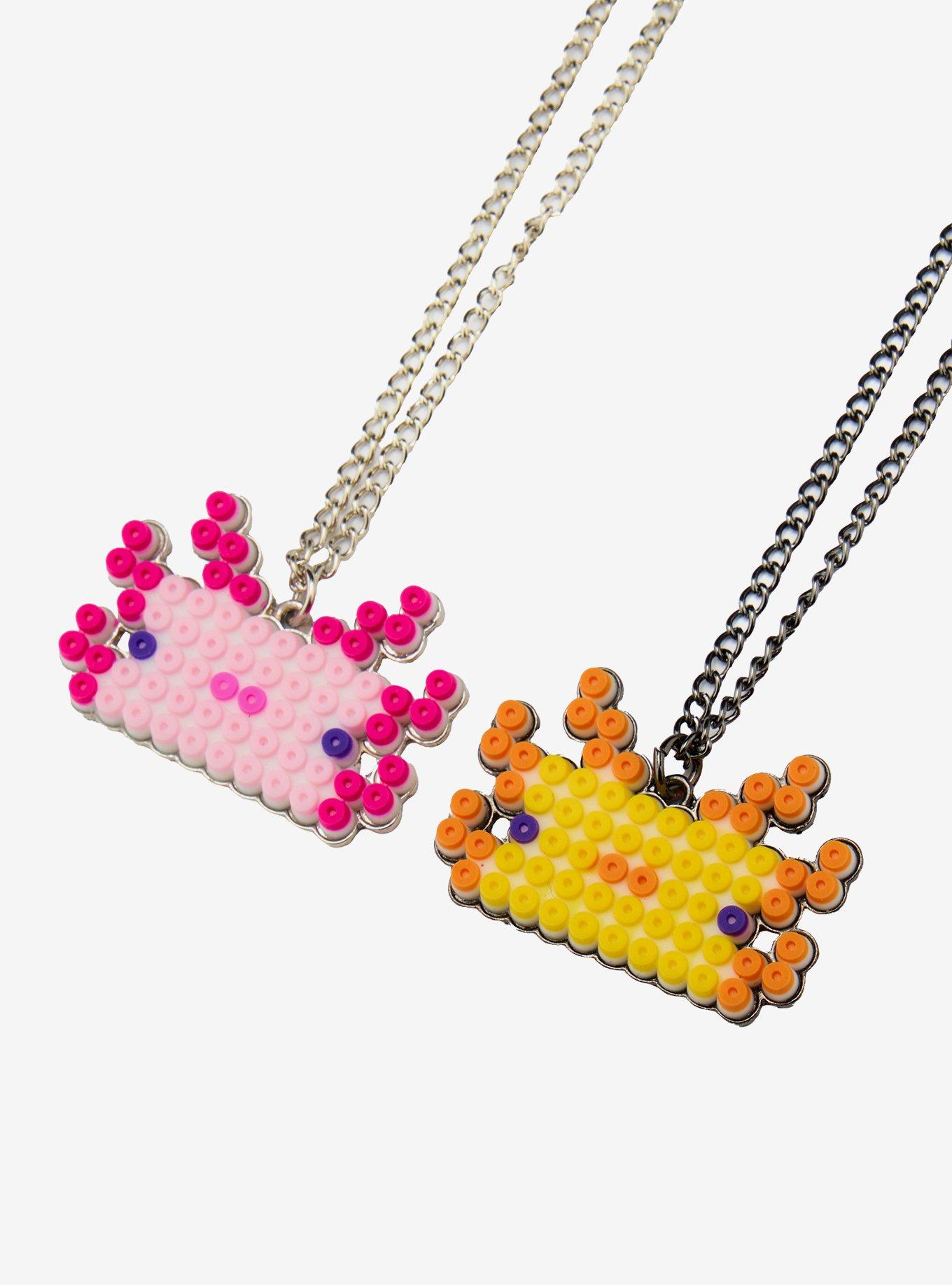 Minecraft Axolotl Best Friend Necklace Set, , alternate