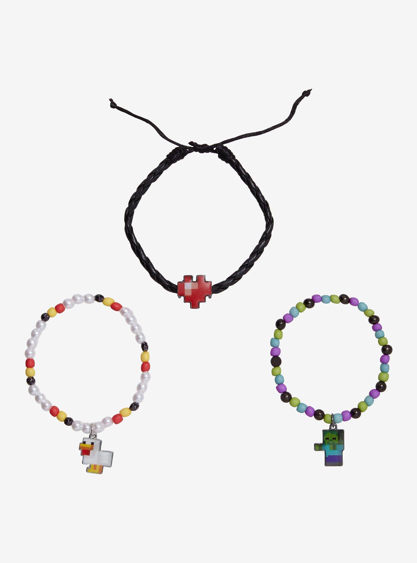 Minecraft Chicken Jockey Bracelet Set, , hi-res