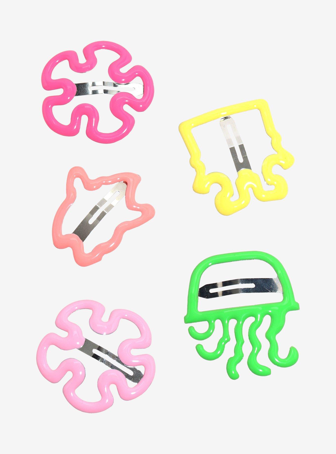 SpongeBob SquarePants Figural Hair Clip Set, , hi-res