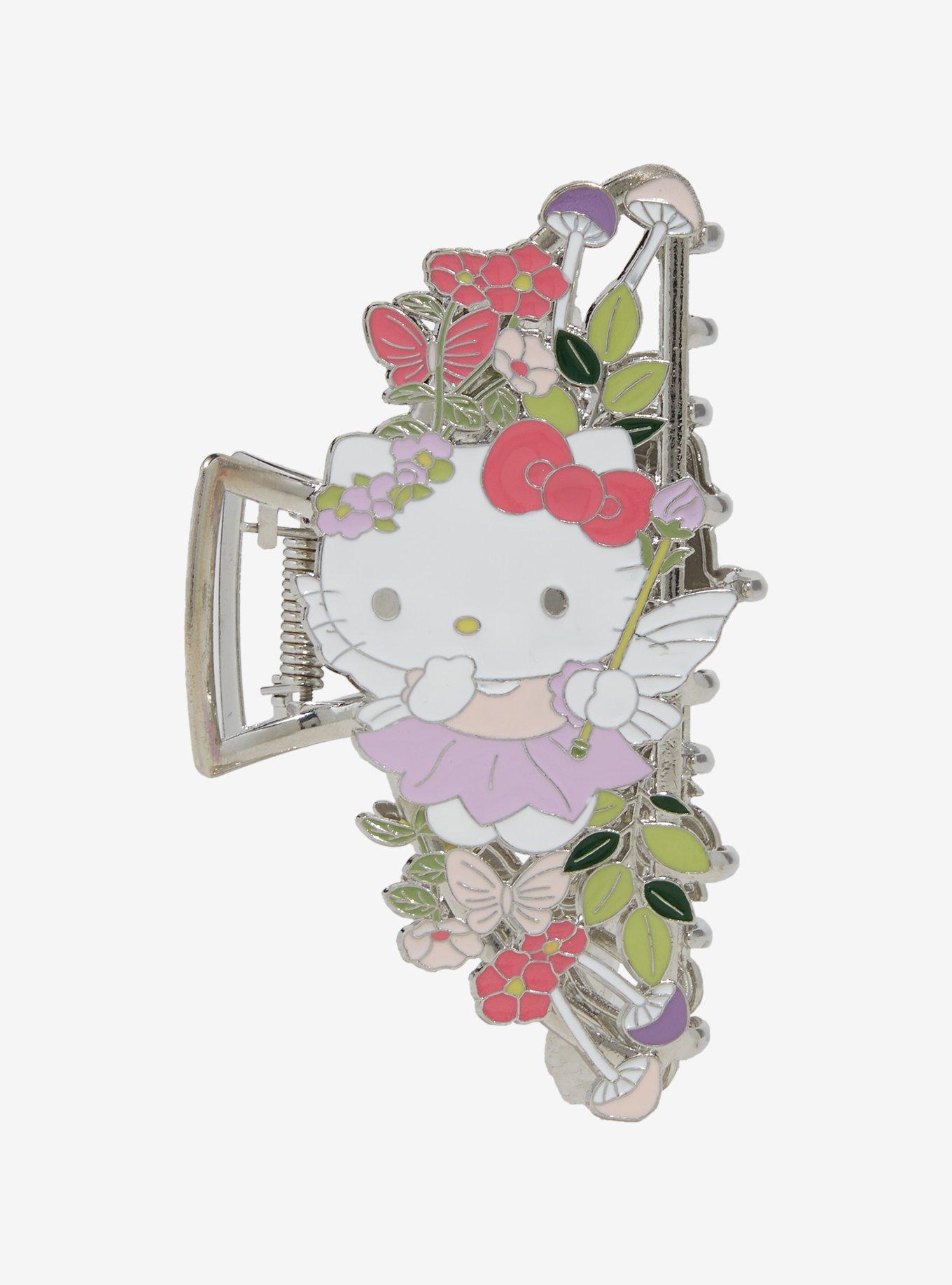 Hello Kitty Flower Fairy Claw Hair Clip, , hi-res