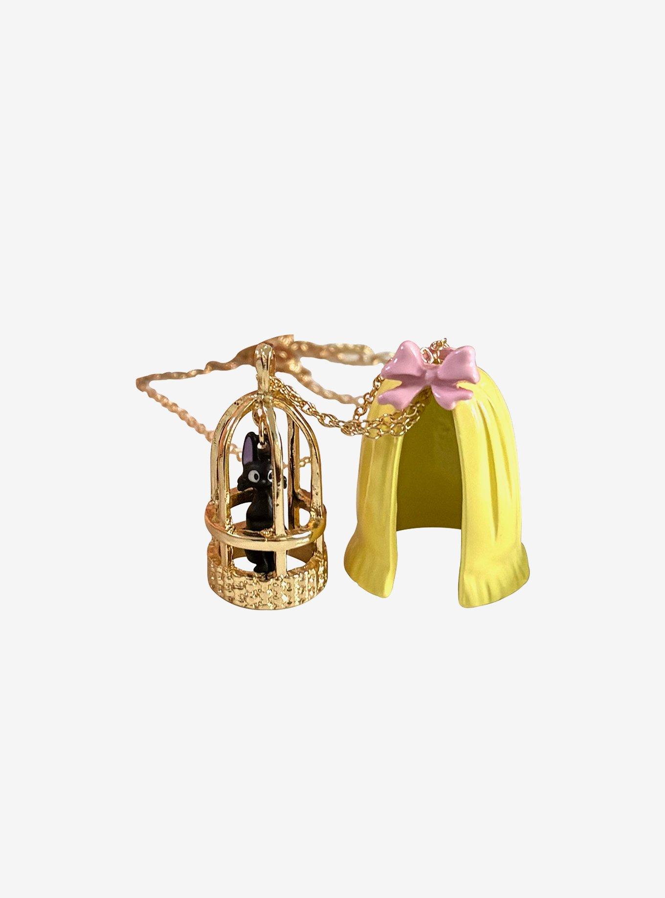 Studio Ghibli® Kiki's Delivery Service Jiji Cage Necklace, , alternate