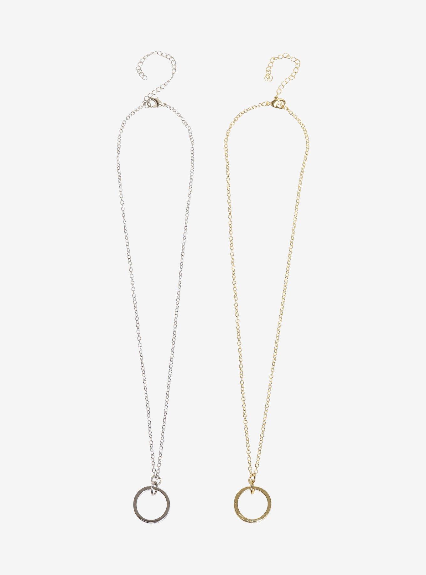 Harry Potter Marauder's Map Best Friend Ring Necklace Set, , hi-res