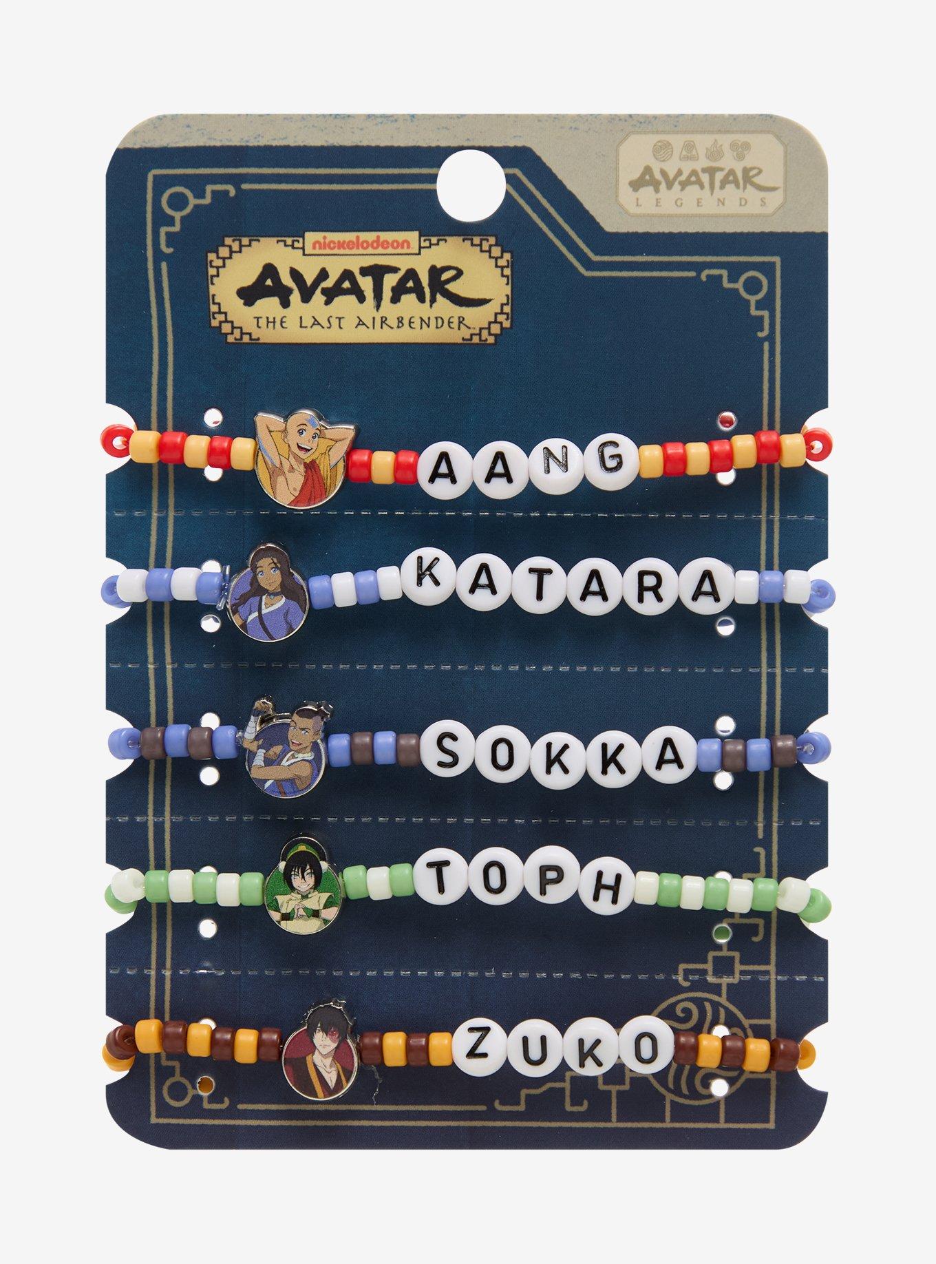 Avatar: The Last Airbender Character Bead Bracelet Set, , hi-res