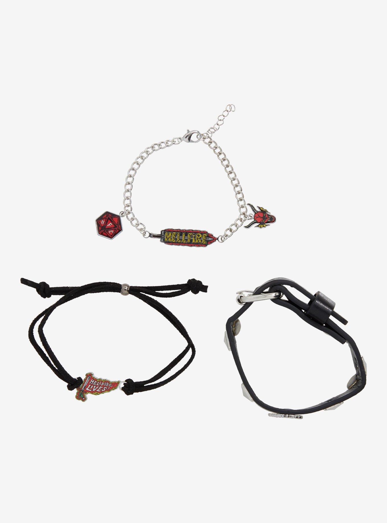 Stranger Things Hellfire Club Bracelet Set, , hi-res