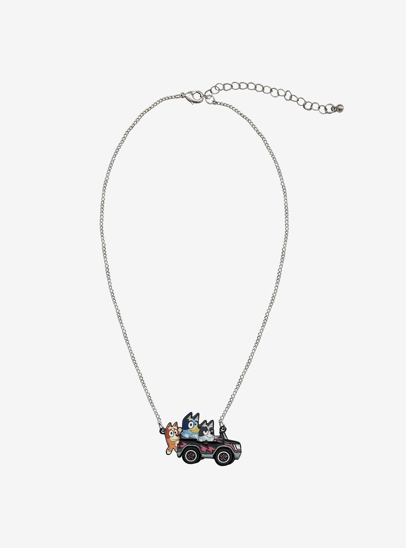 Bluey Family Car Ride Necklace, , hi-res