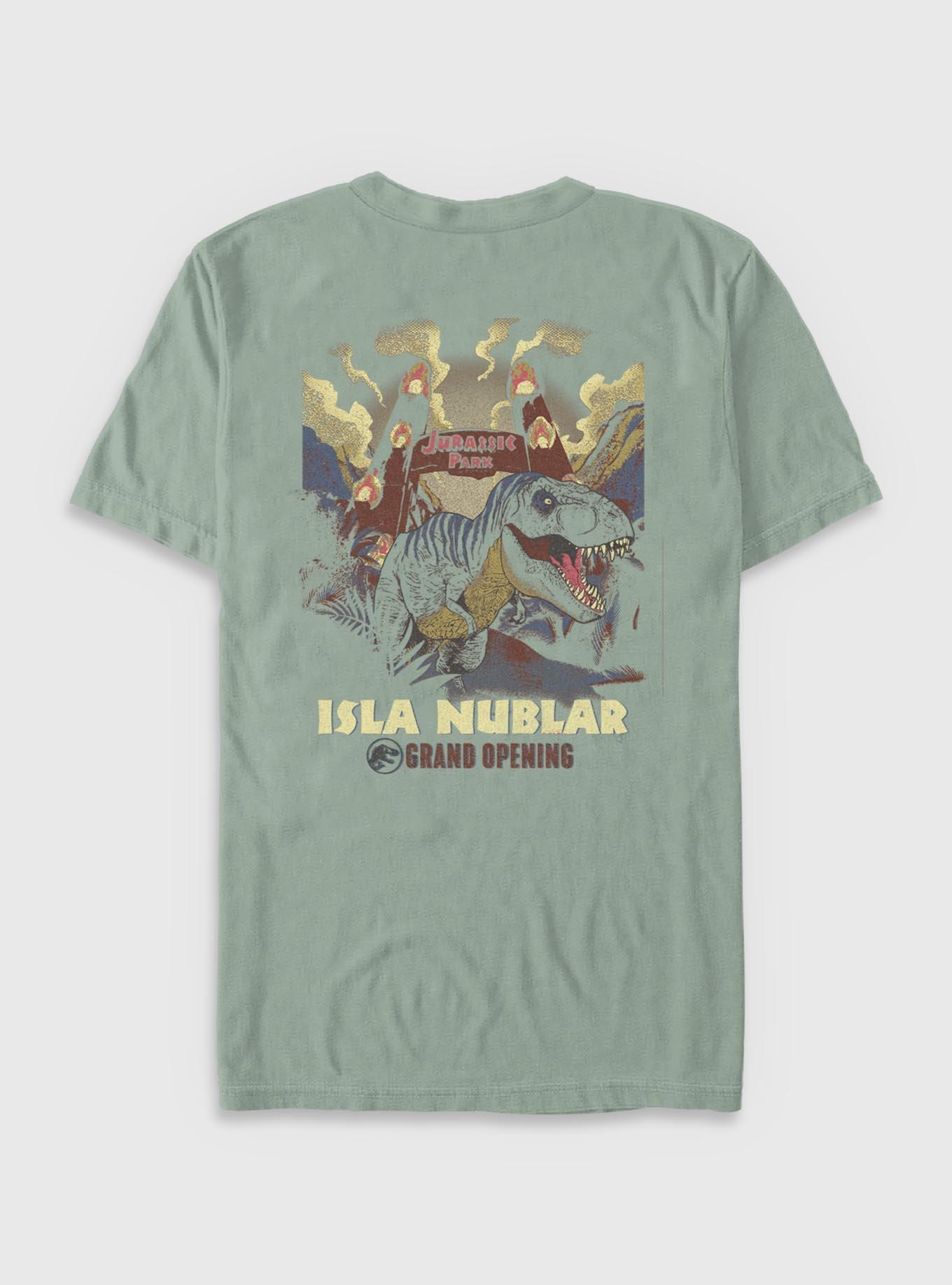 Jurassic Park Isla Nublar Grand Opening Garment Dye T-shirt BoxLunch Exclusive, BAY, alternate