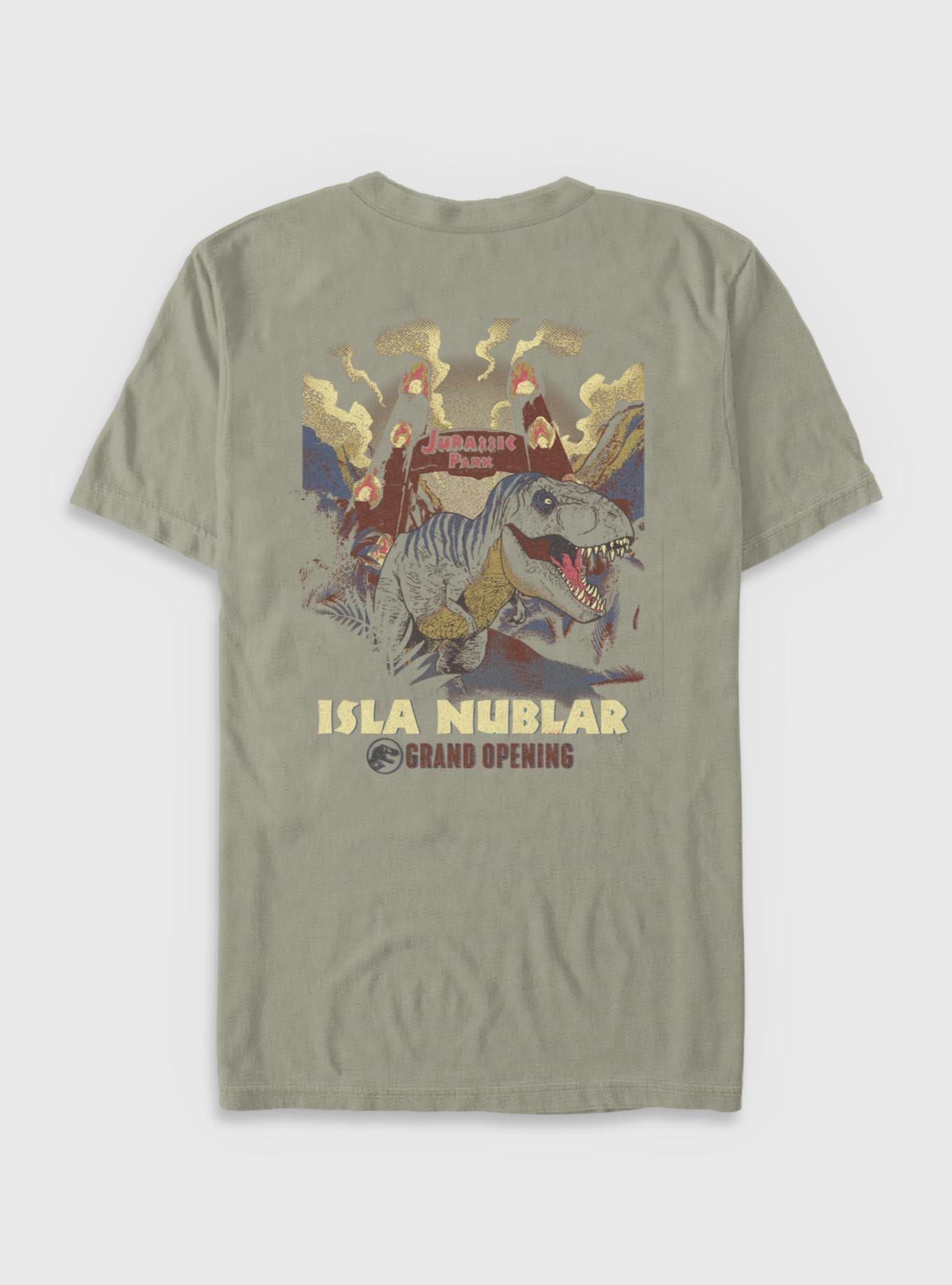 Jurassic Park Isla Nublar Grand Opening Garment Dye T-shirt BoxLunch Exclusive, , hi-res