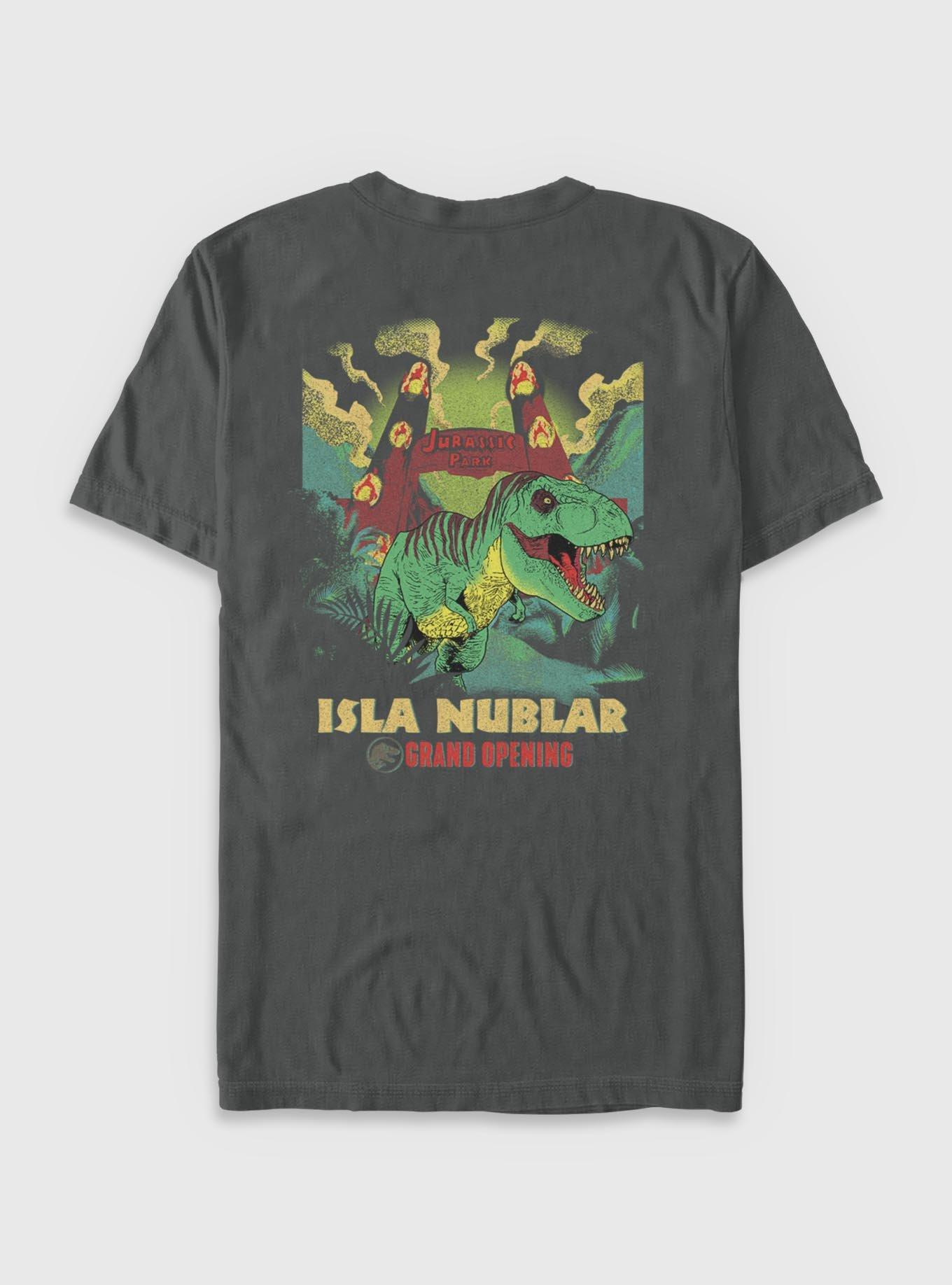 Jurassic Park Isla Nublar Grand Opening Garment Dye T-shirt BoxLunch Exclusive, , hi-res
