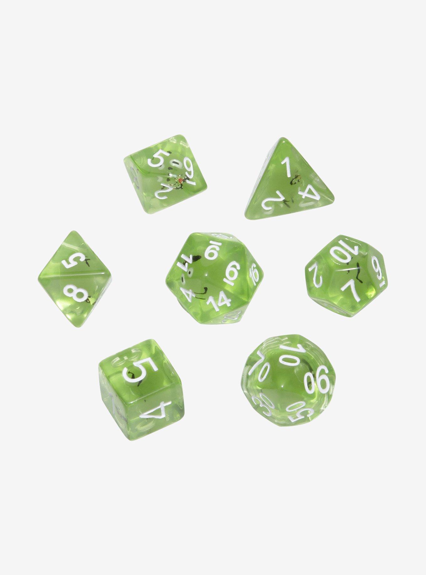 Zombie Polyhedral Dice Set Hot Topic Exclusive, , alternate