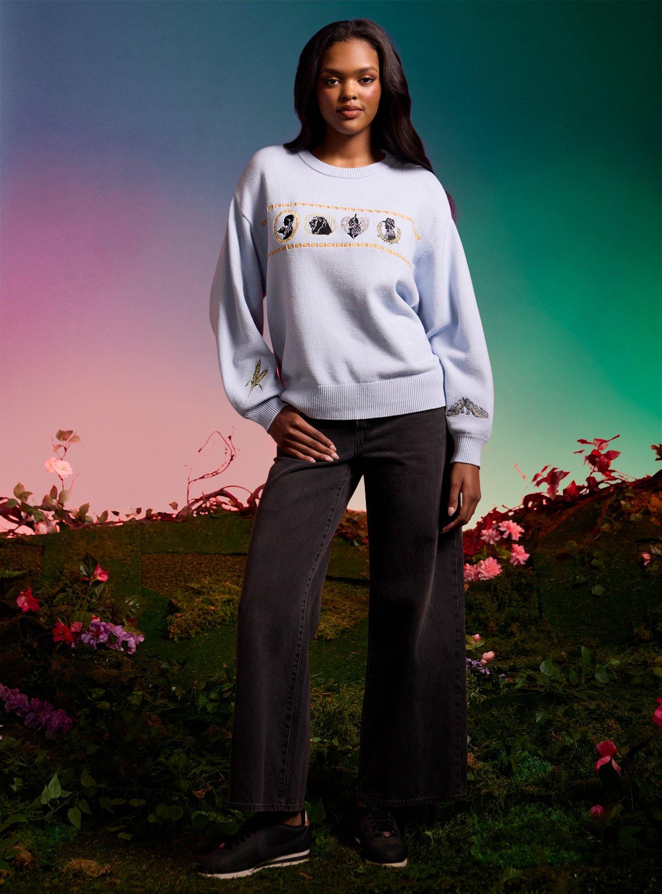 Her Universe Wicked Group Silhouette Knit Sweater Her Universe Exclusive, , hi-res