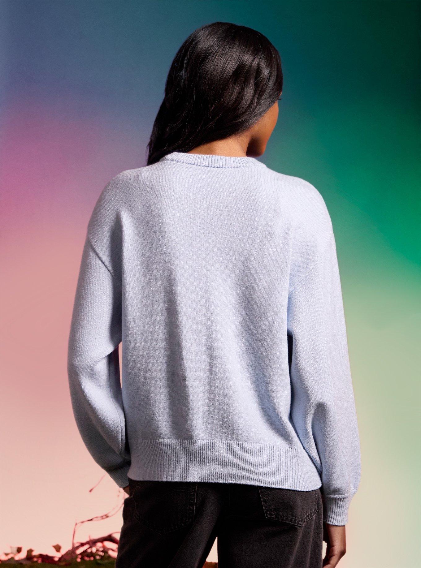 Her Universe Wicked Group Silhouette Knit Sweater Her Universe Exclusive, MULTI, alternate