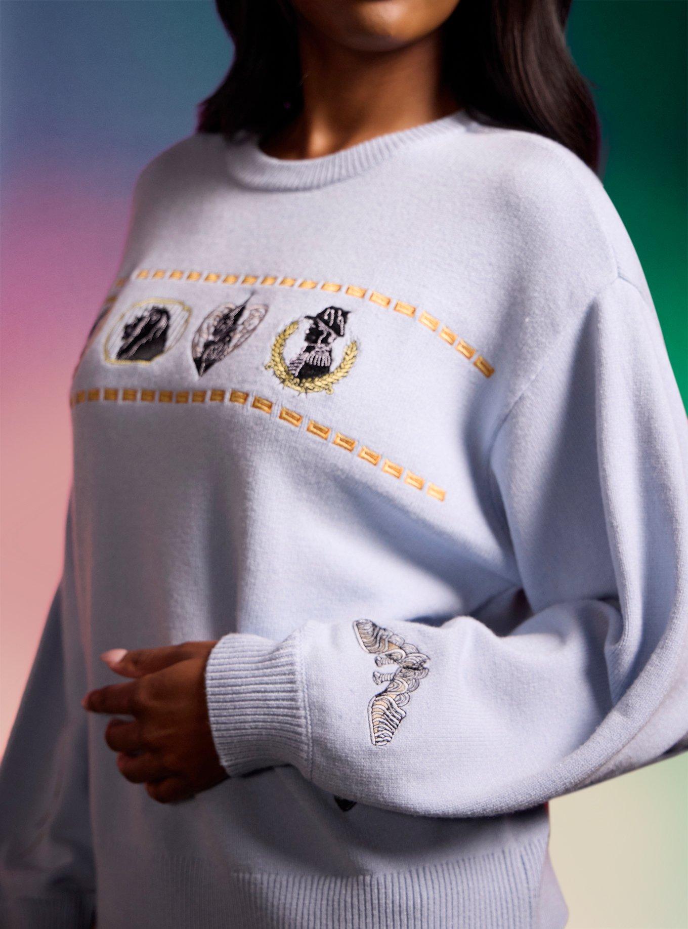 Her Universe Wicked Group Silhouette Knit Sweater Her Universe Exclusive, MULTI, alternate